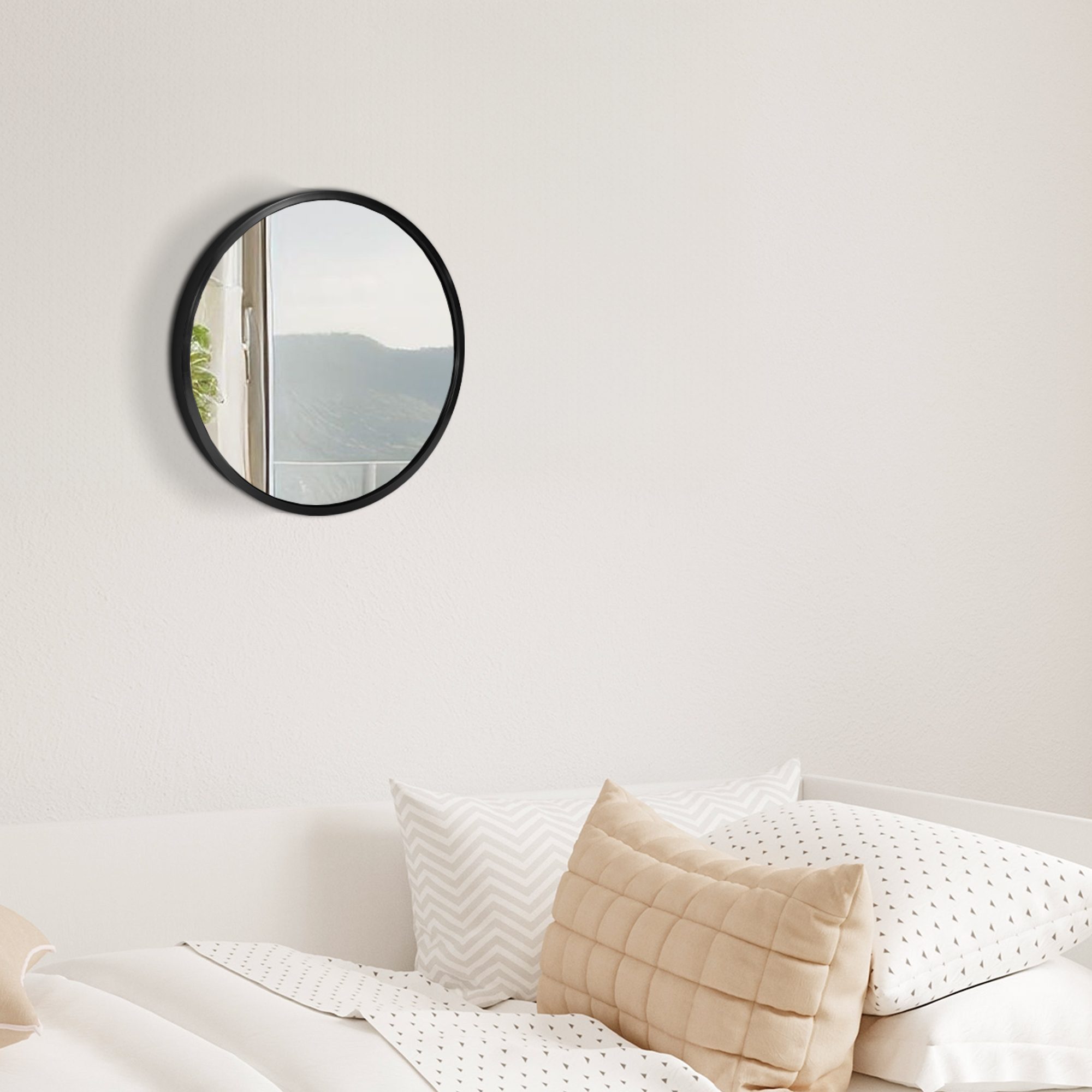 CLP Wandspiegel Elsie, Rund, Modern, 30 / 45 / 60 / 80 cm Metallrahmen