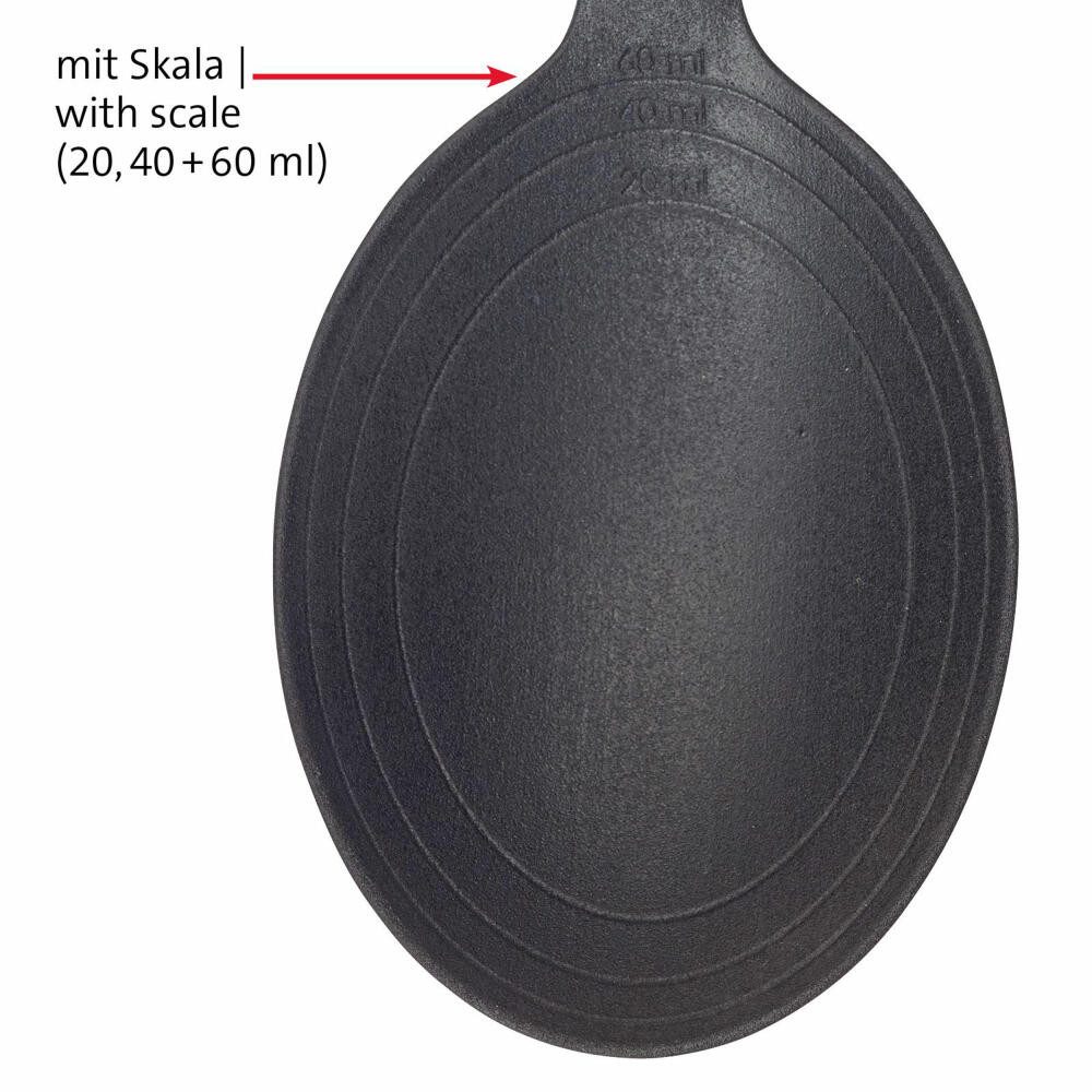 WESTMARK Salatbesteck 2 tlg., Große Mulde, Innenliegende Skala, Salat- u. Servierlöffel-Set