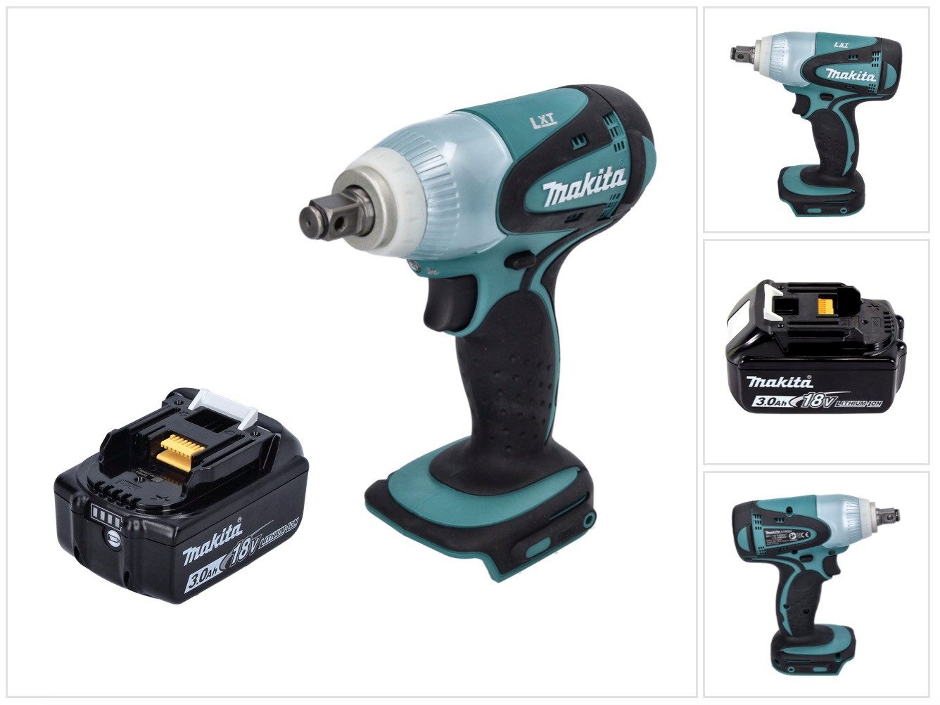 Makita Akku-Schlagschrauber DTW 251 F1 Akku Schlagschrauber 18 V 230 Nm 1/2" + 1x Akku 3,0 Ah - o