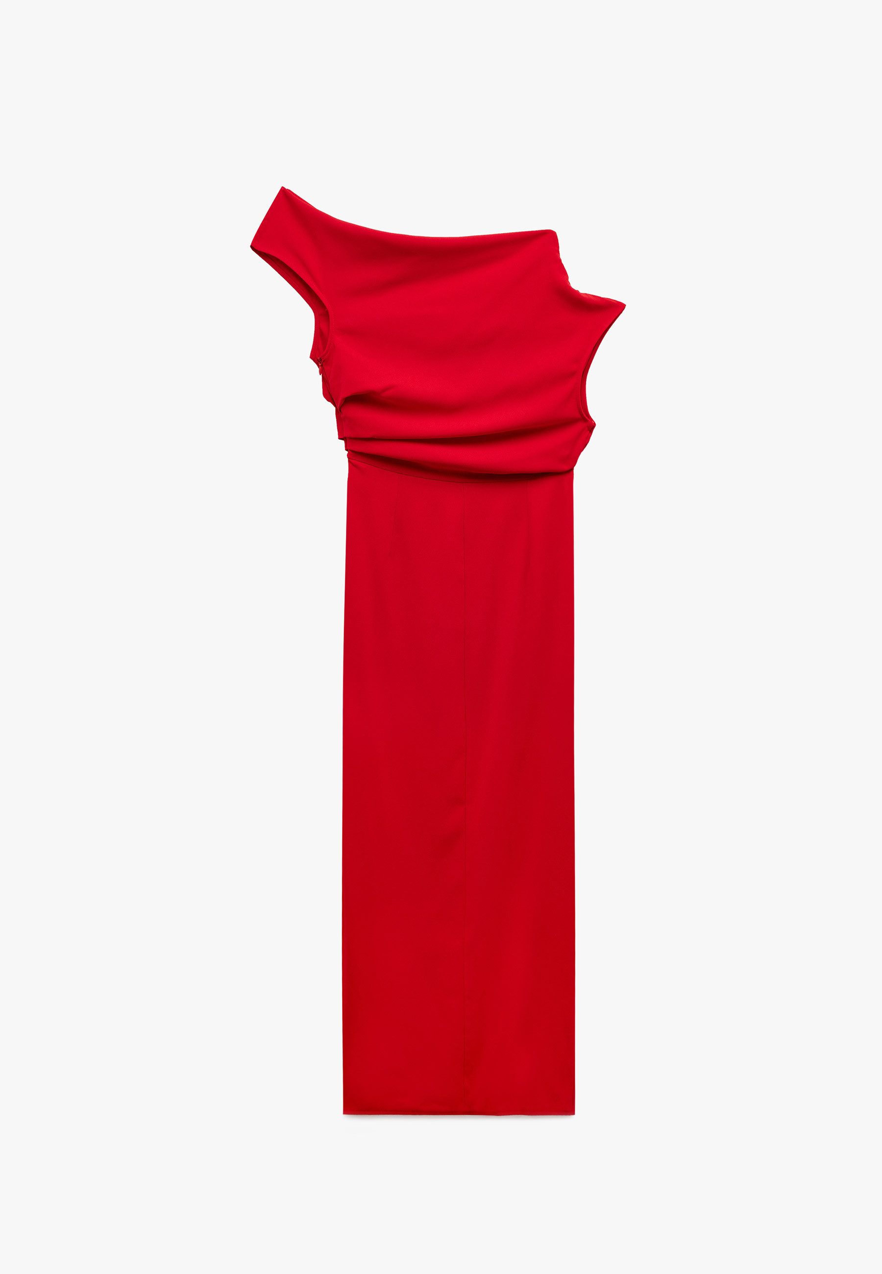 Koton Badekleid Mit Vorderem Schlitzdetail Drapiert Midikleid