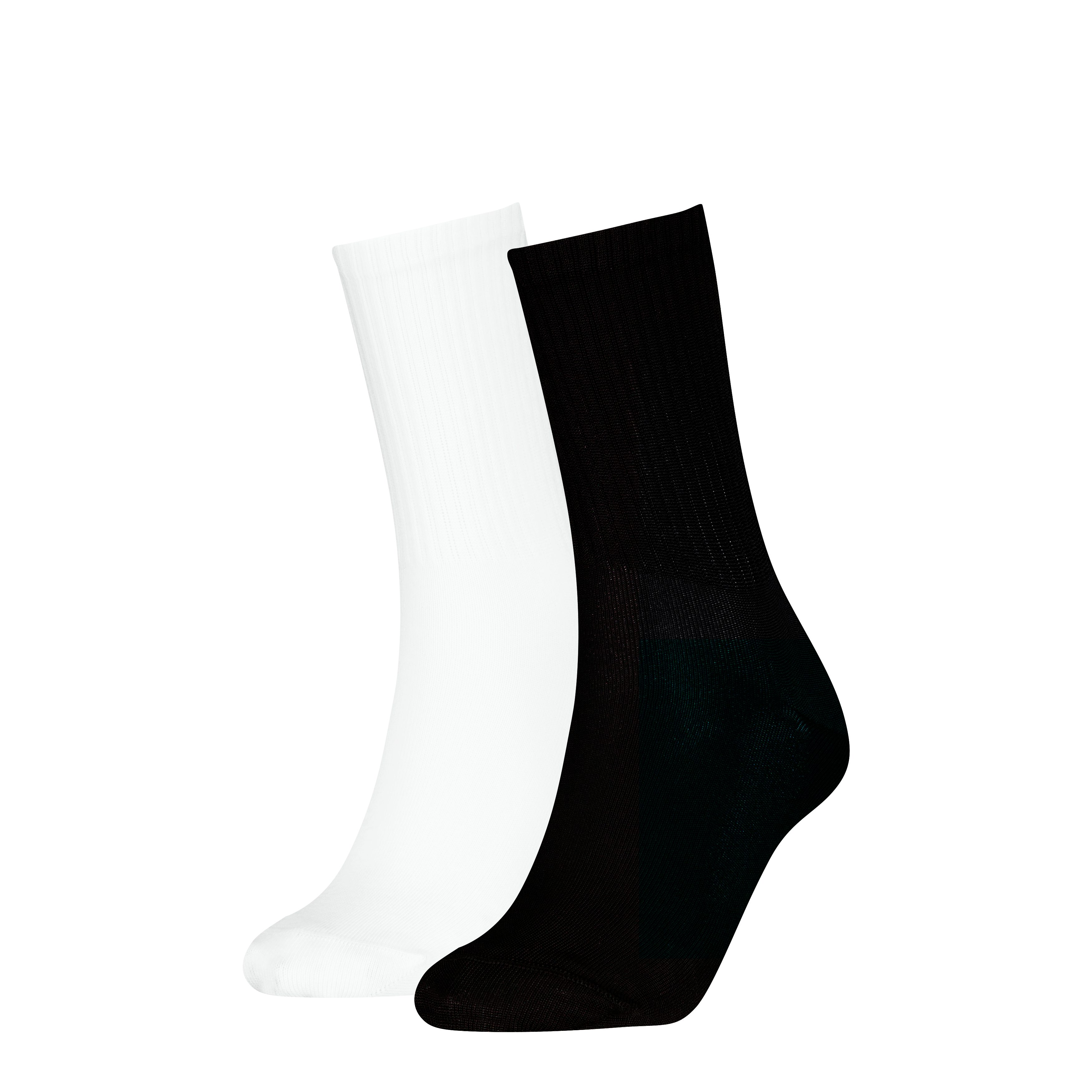 Calvin Klein Jeans Socken CKJ WOMEN SOCK 2P BACK LOGO (2-Paar, 2er Pack) mit breitem Bund