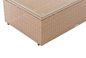 CLP Gartentisch Tibera, aus Flachrattan 60x100x32 cm