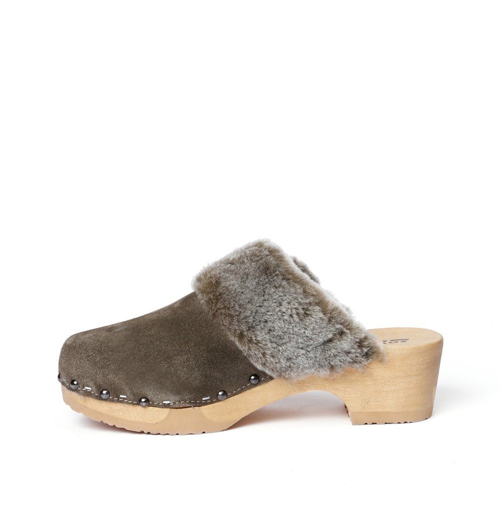 Softclox TIZIA Kaschmir/LF oliv (natur) Clog