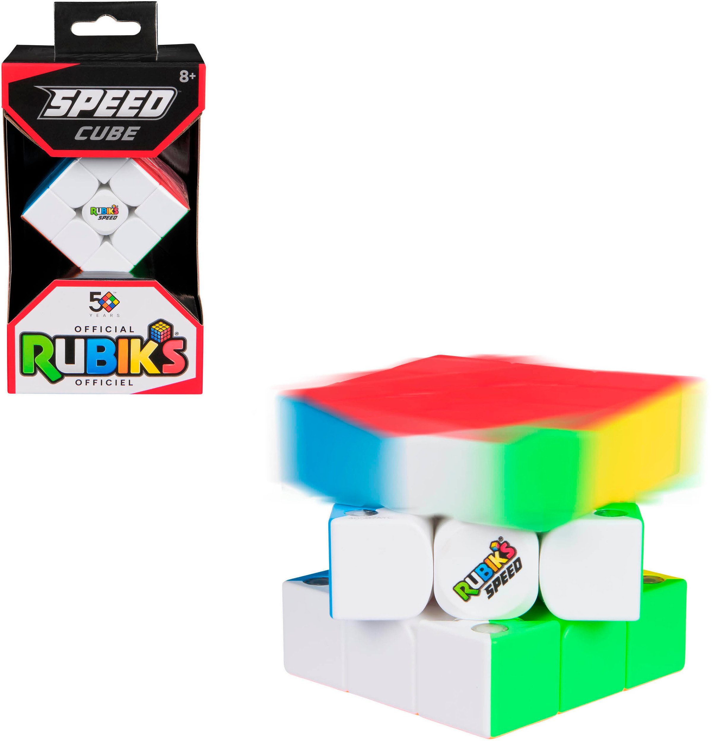 Spin Master Spiel Rubik's - 3x3 Speed Cube, Logikspiel-Würfel