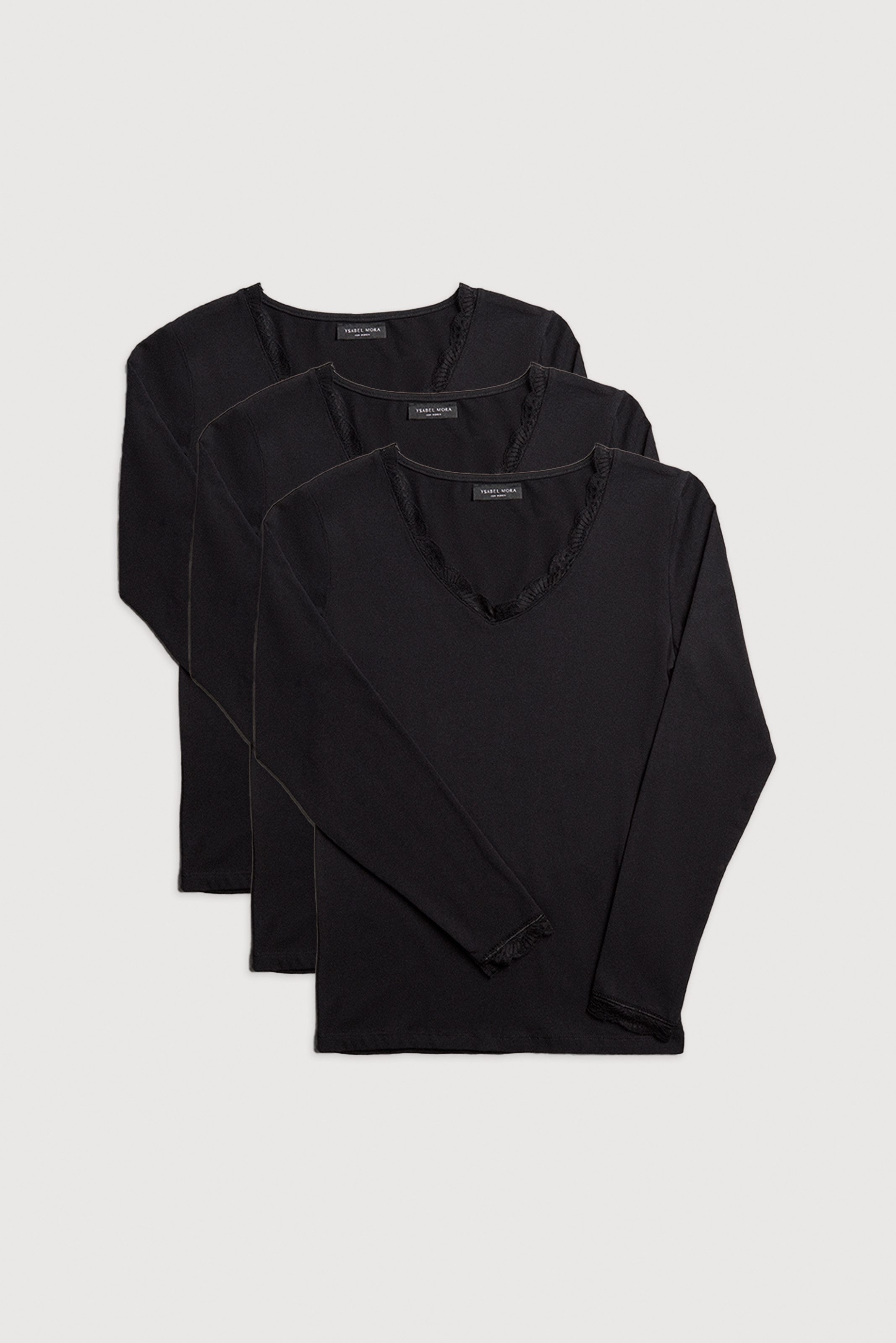 YSABEL MORA Langarmshirt BASIC COLLECTION COTTON günstig online kaufen