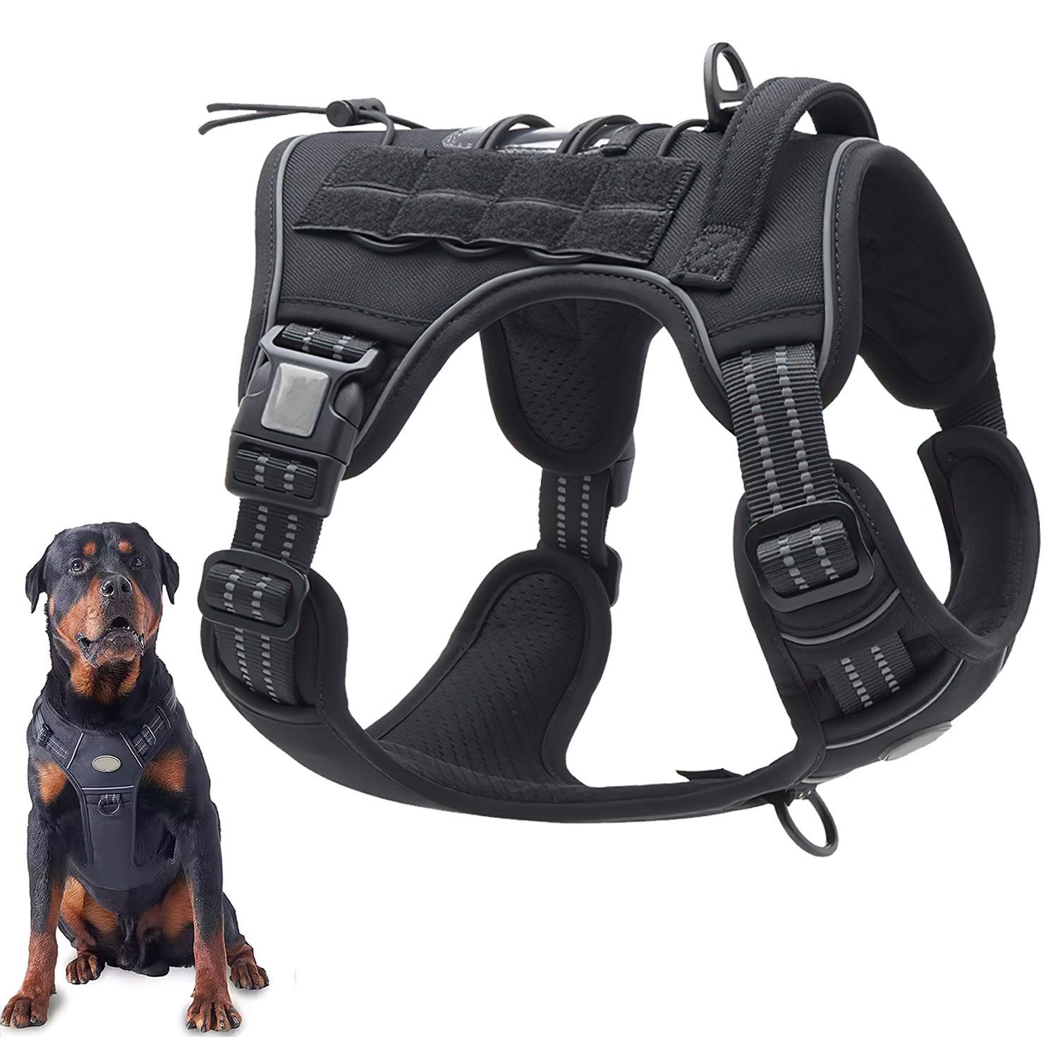 SURFOU Hunde-Geschirr Hundegeschirr Mittelgroße Hunde Dog Harness Verstellb günstig online kaufen