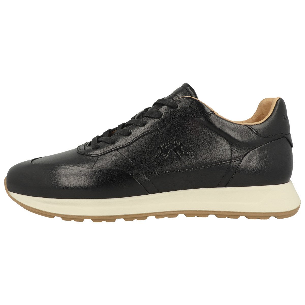 La Martina LFM262 Herren Sneaker Turnschuhe, Sportschuhe, Freizeitschuhe, Halbschuhe, Schnürschuhe