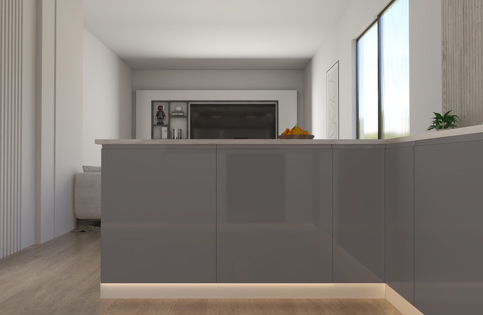 ROYAL24_MARKT Winkelküche Velmora U-Form Küche KÜ-AS-010 – mit viel Stauraum und MDF-Fronten, (Komplett Set), Edles Material - Zeitlos - Elegant – Bild 4 von 5
