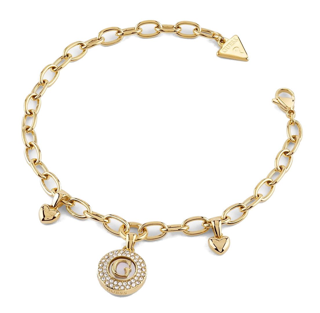 Guess Gliederarmband Pearly G Multi Charm Bracelet