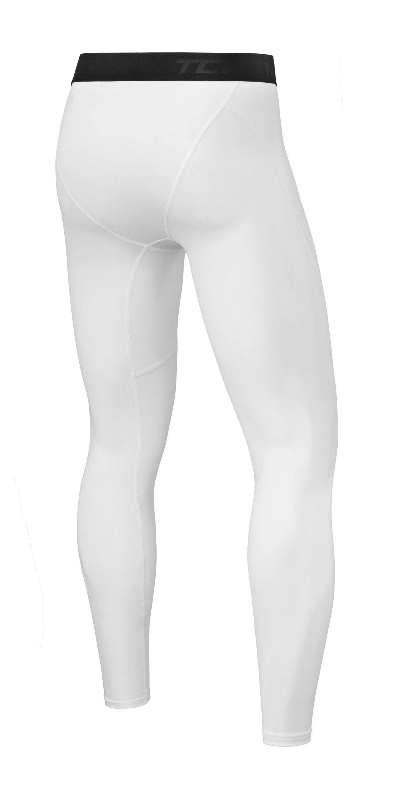 Leggings, TCA Performance Kompressionshose - Herren Weiss, Lauftights TCA XL Pro