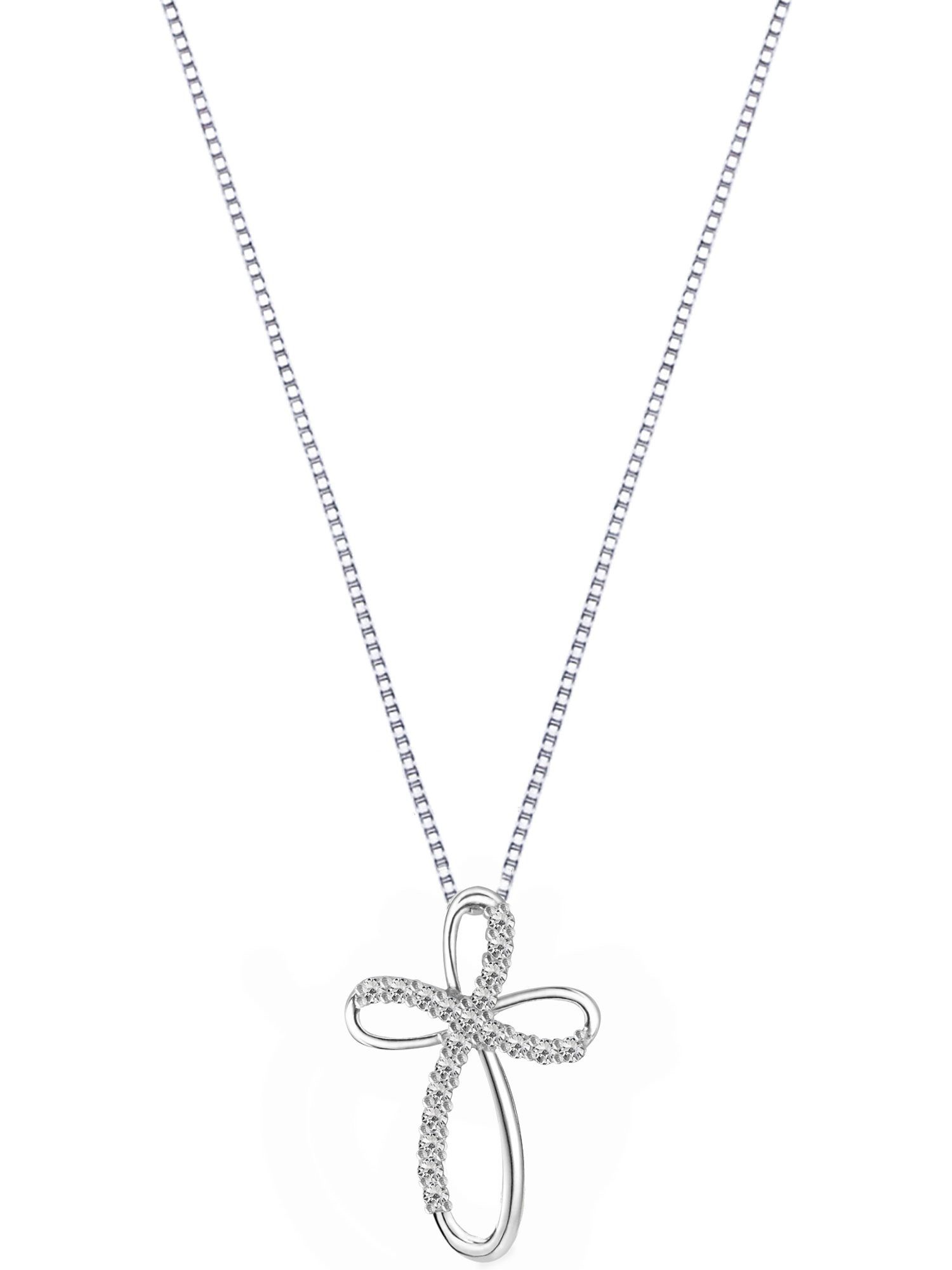 CHRIST Silberkette CHRIST Damen-Kette 925er Silber, recycelt Zirkonia