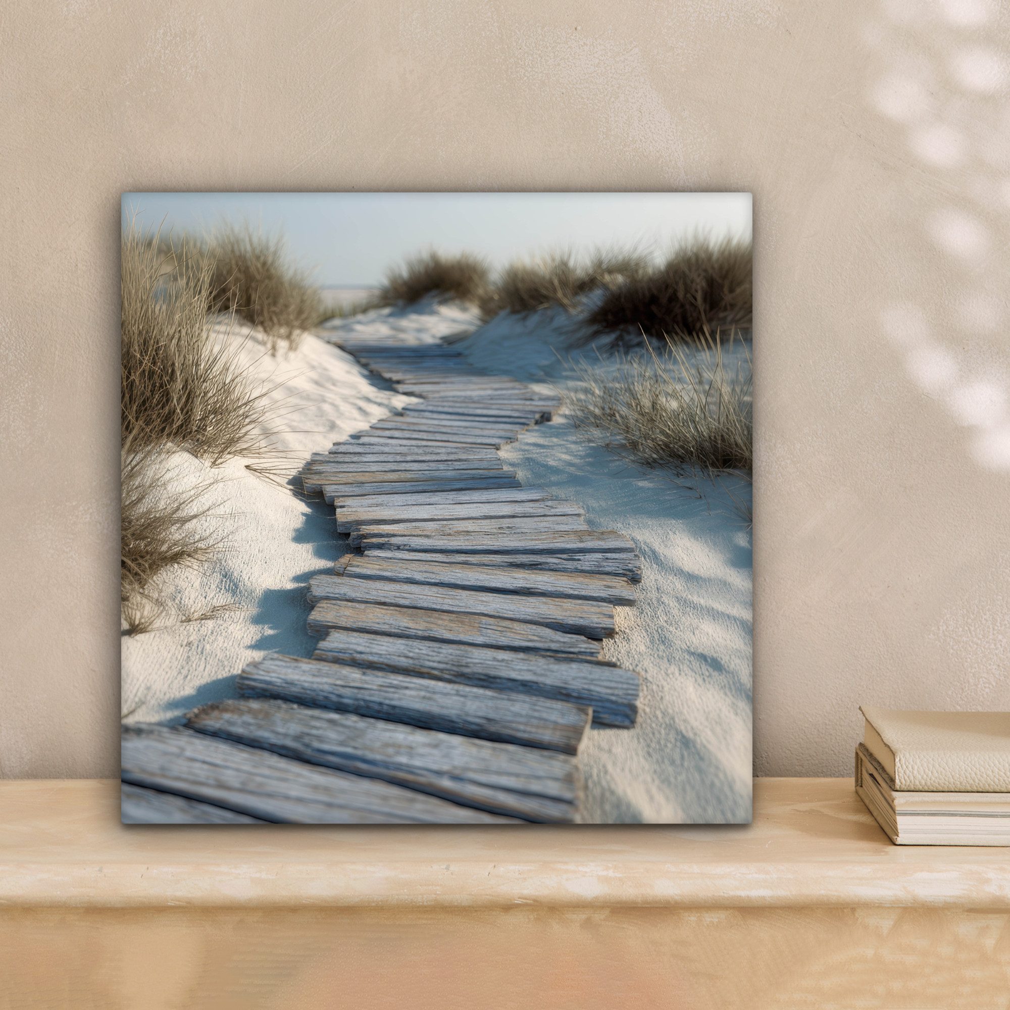 OneMillionCanvasses® Leinwandbild Pfad - Regale - Dünen - Gras, Fotodruck ( günstig online kaufen
