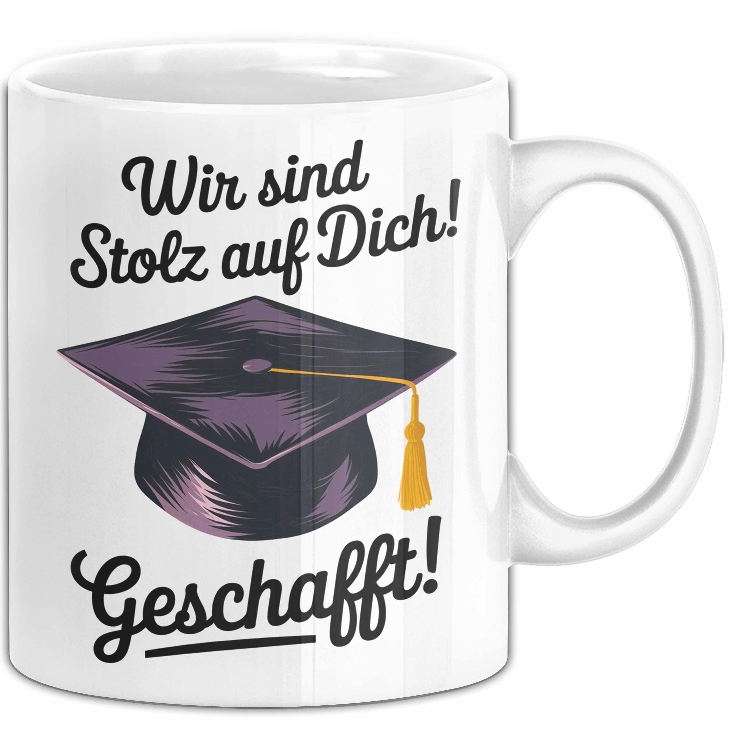 Trendation Tasse Schüler Abschluss Tasse Geschenk Lustige Geschenkidee Spruch Wir Sind, Keramik