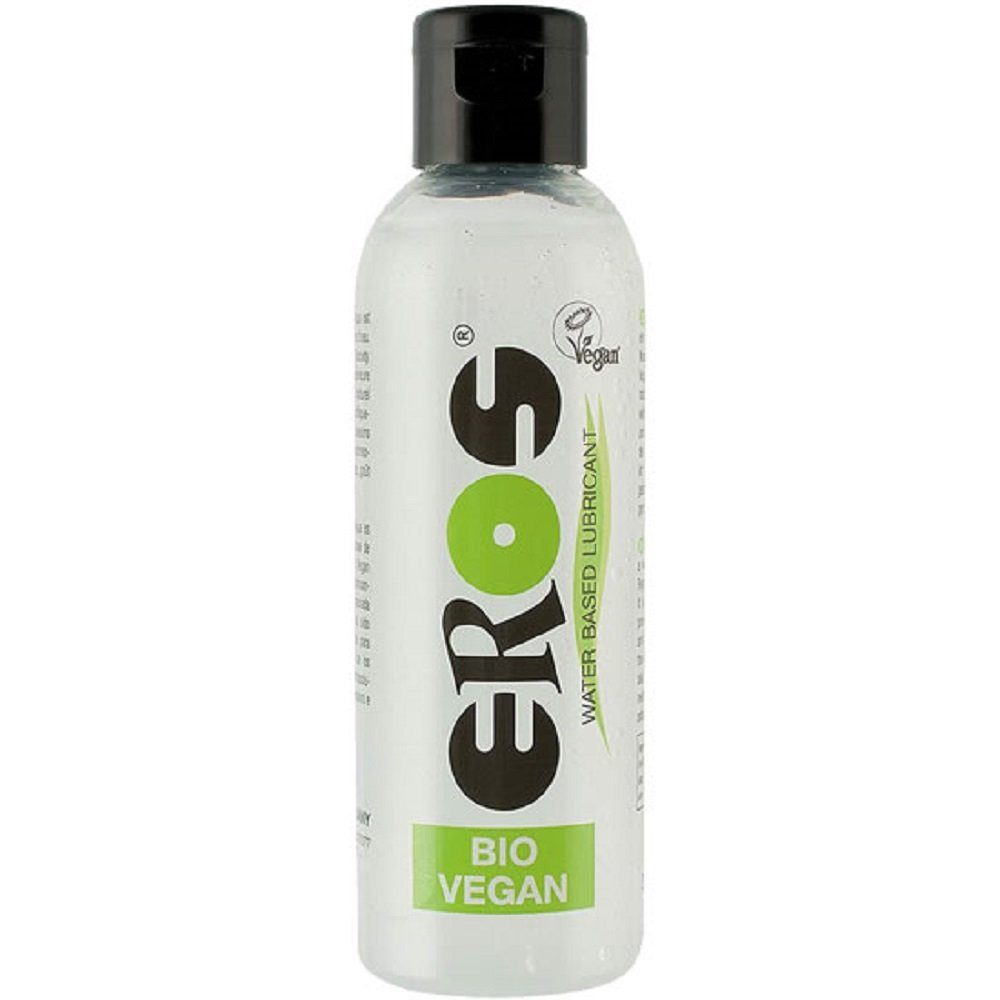 Eros Gleitgel Bio & Vegan Aqua, Flasche mit 100ml, 1-tlg., bio-veganes, wasserbasiertes Universal-Gleitgel