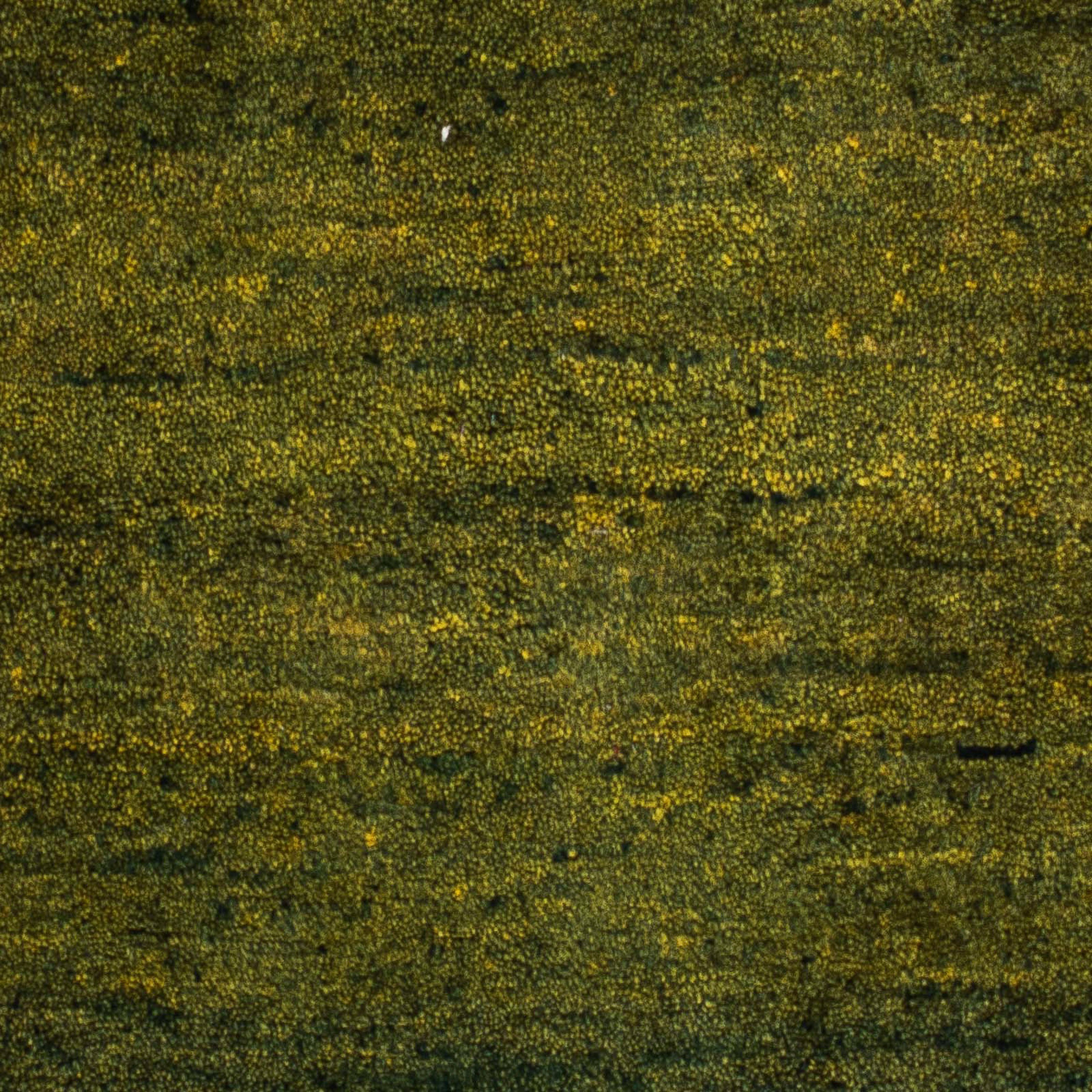 Wollteppich Gabbeh - Perser mm, mit - Wohnzimmer, Höhe: Zertifikat 18 x 90 Handgeknüpft, morgenland, - rechteckig, cm 60 grün, Einzelstück