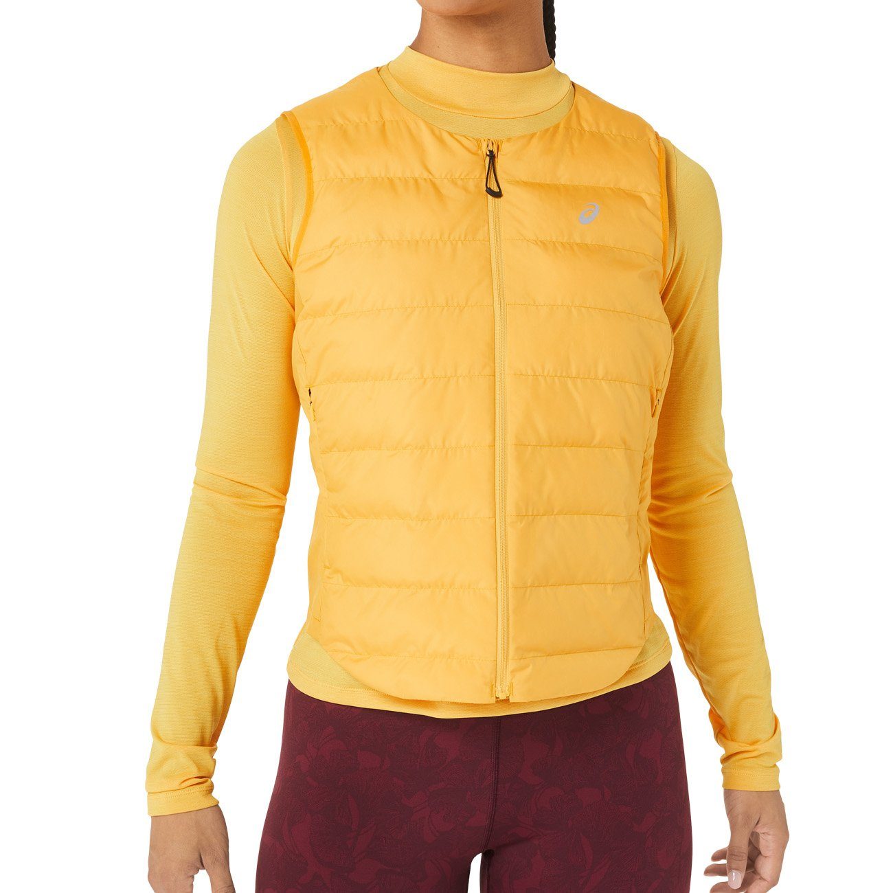 Funktionsjacke Asics Runkoyo Padded Vest Damen Tiger Yellow