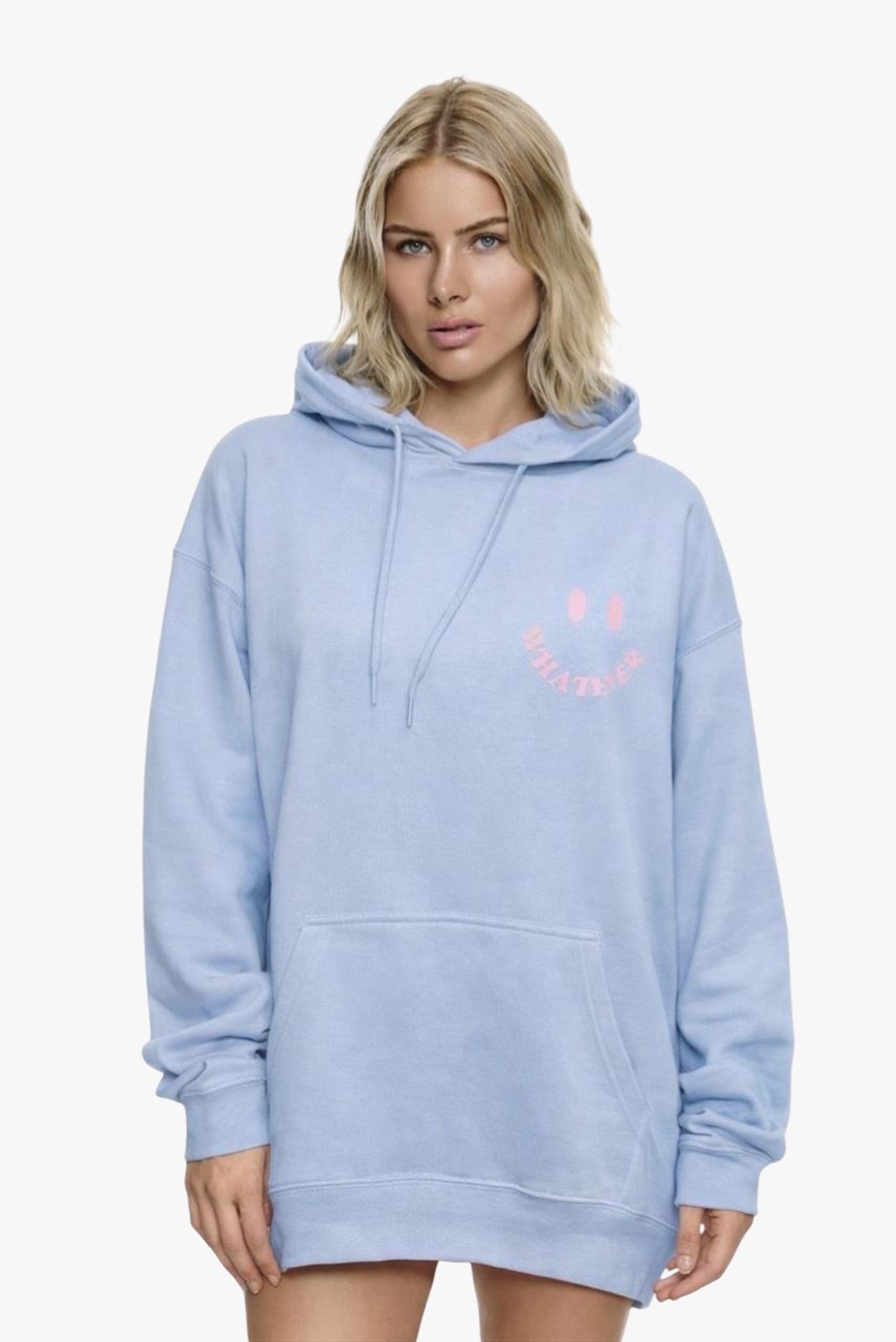 Hoodie Worldclassca Oversized WHATEVER Hoodie Kapuzenpullover Sweatshirt
