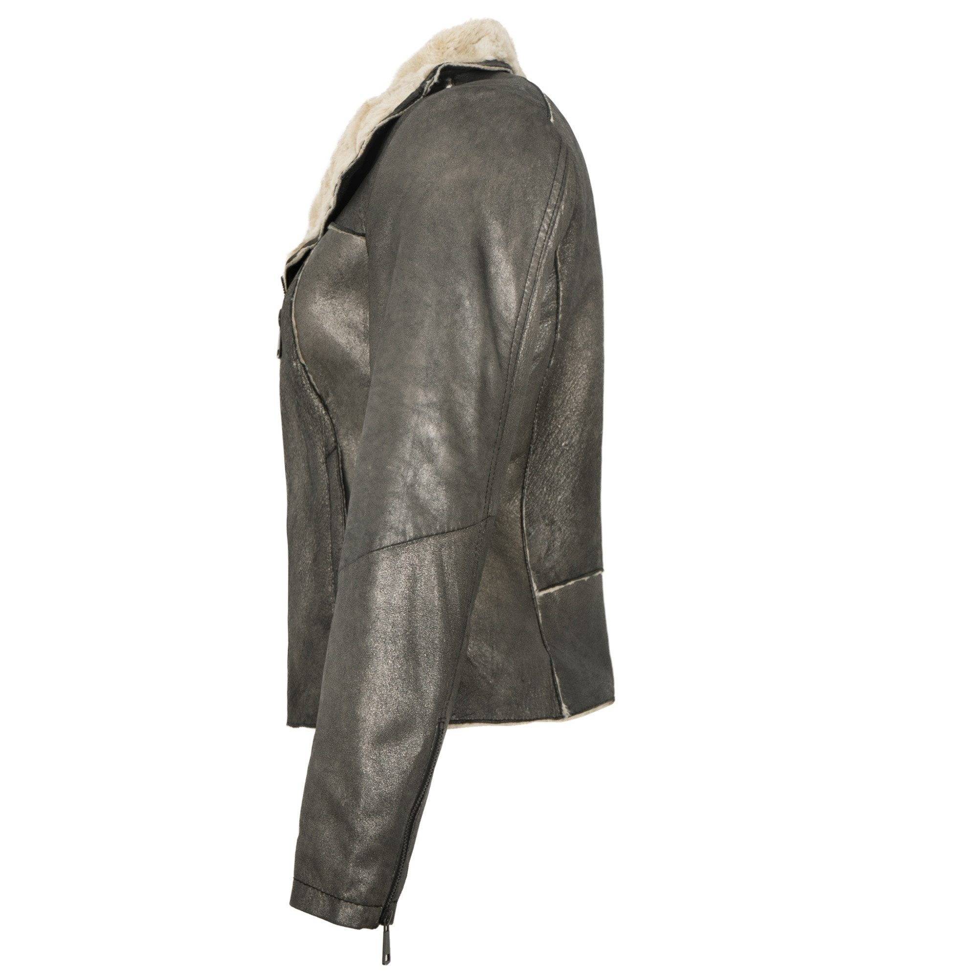 Freaky Nation Lederjacke Shine Star-FN Freaky Nation Damen Lederjacke Lamml günstig online kaufen