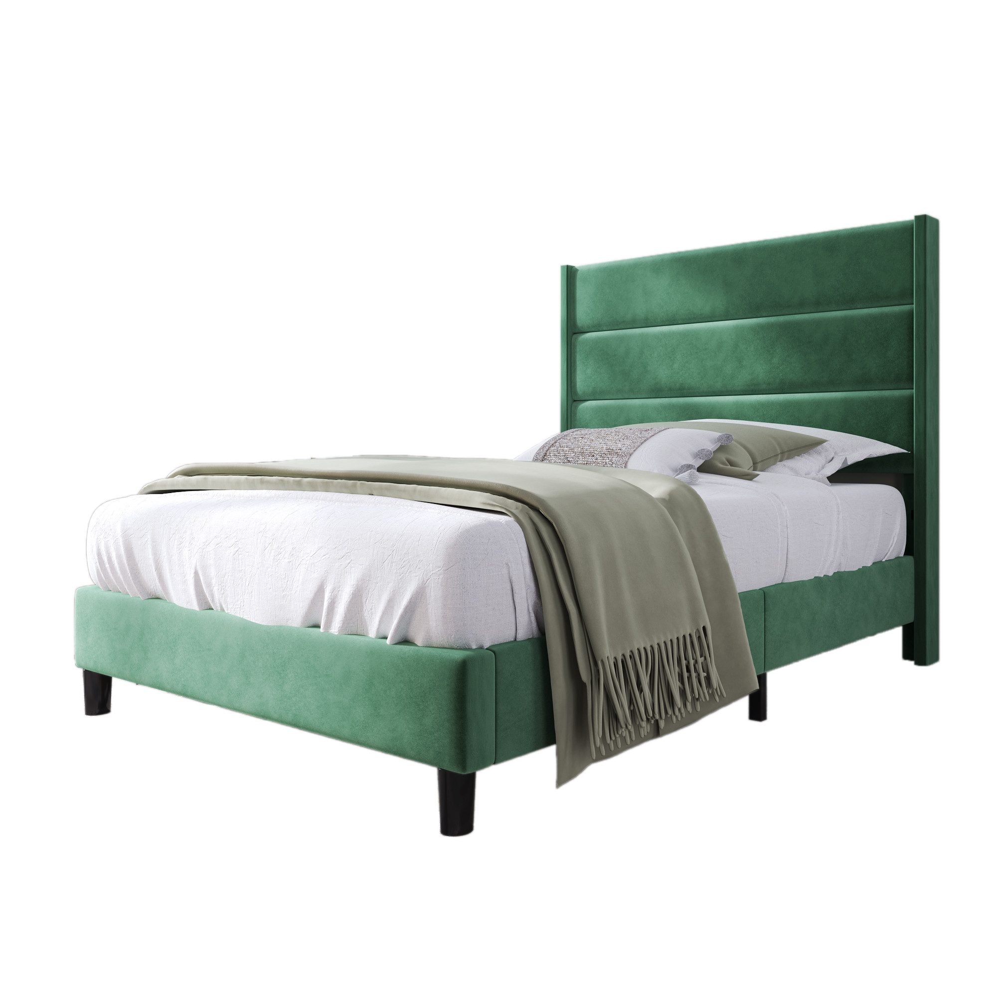 OKWISH Polsterbett Holzbett Jugendbett (90 x günstig online kaufen