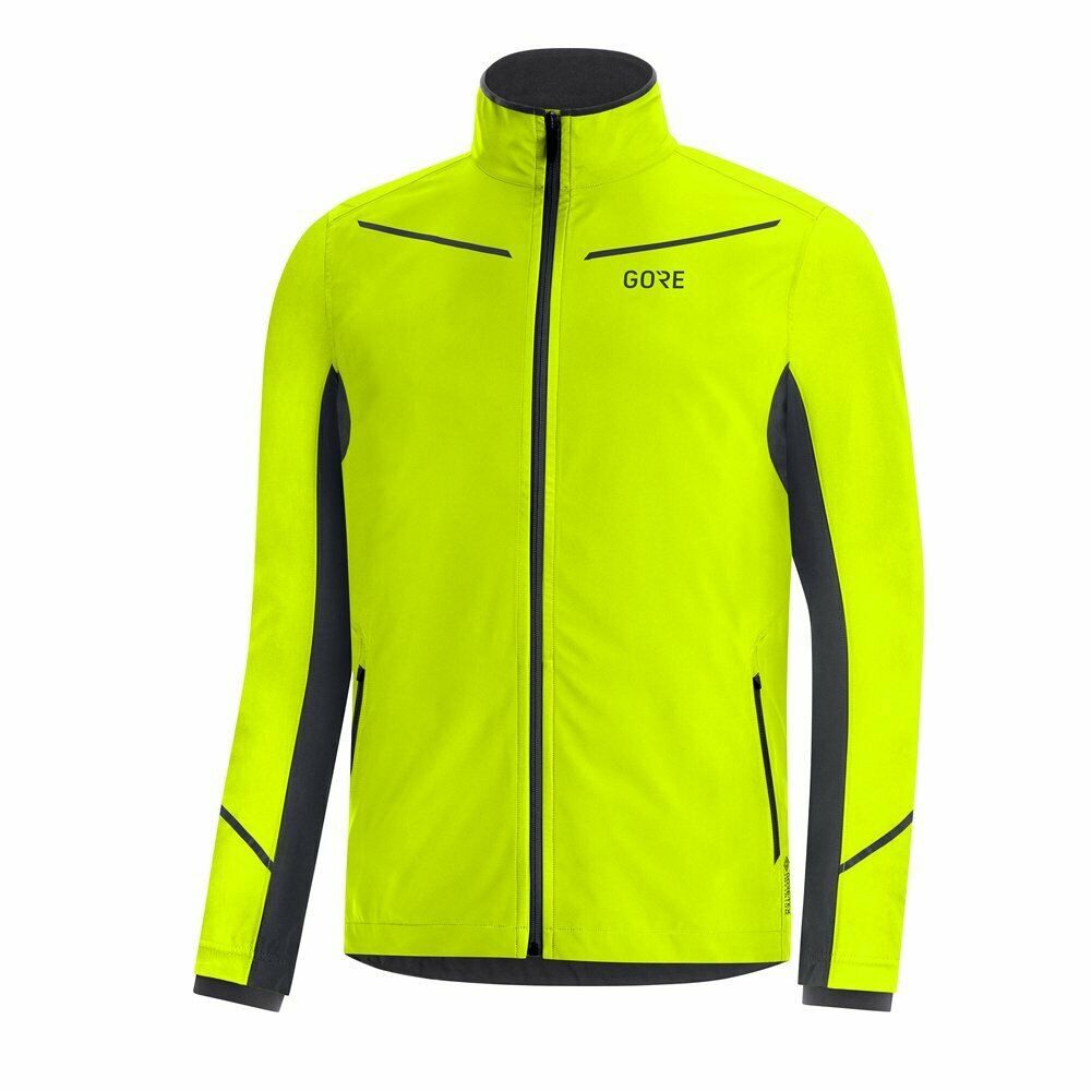 GORE® Wear Laufjacke Gore Wear R3 GTX Partial Jacket Neon Yellow Black
