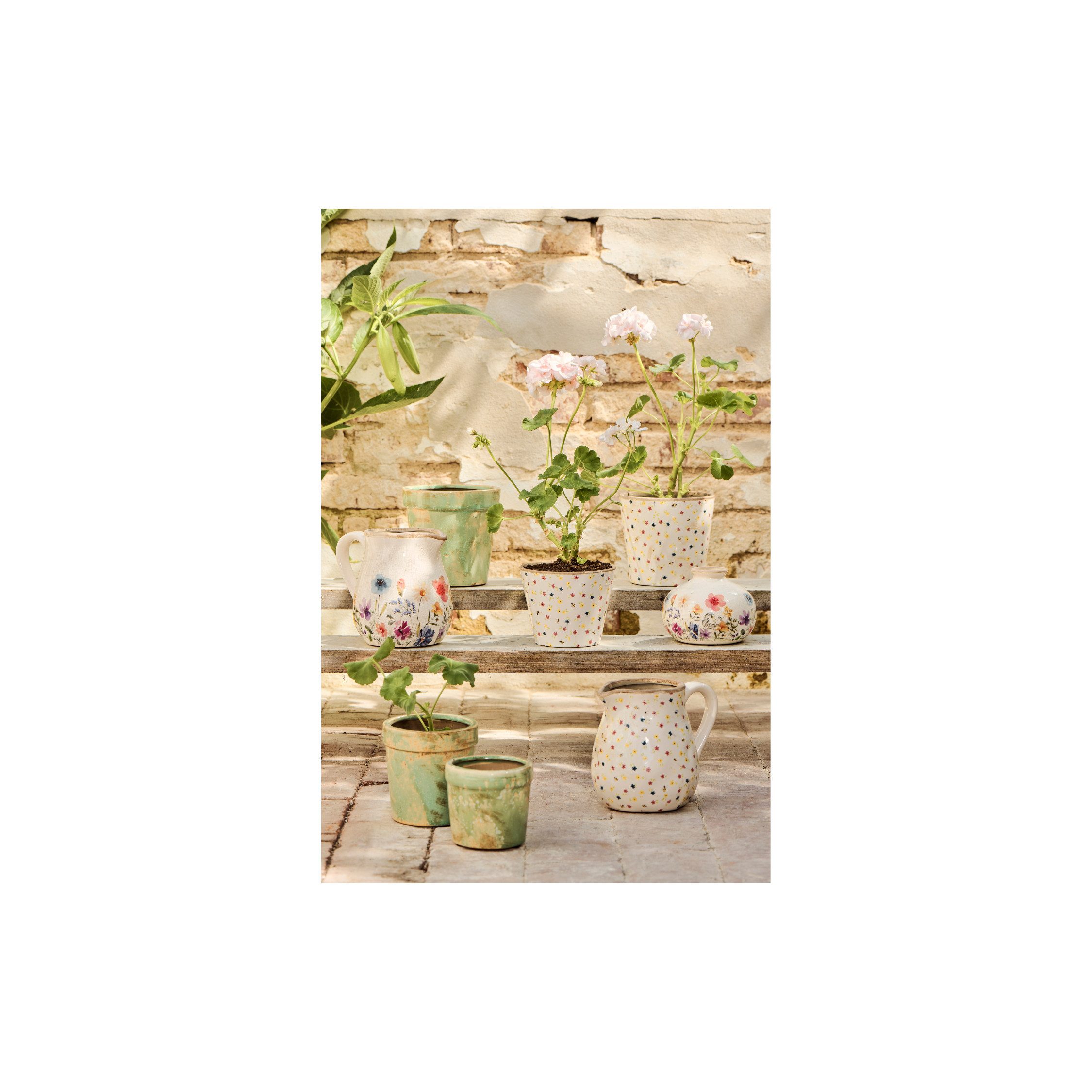 Ib Laursen Dekovase Ib Laursen Vase mit Henkel petit fleur