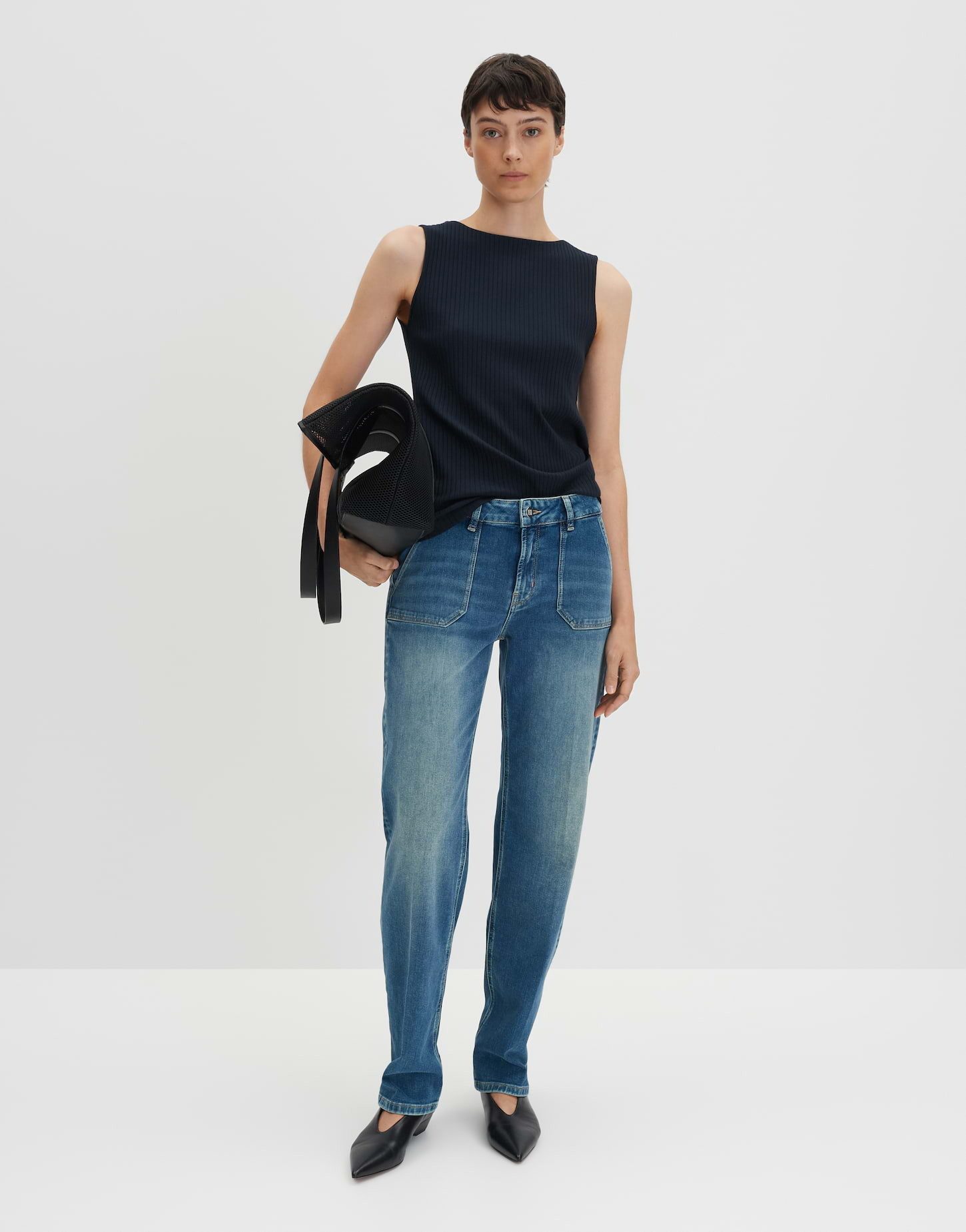 someday Tanktop KAMIA Slim in Rippstrickoptik