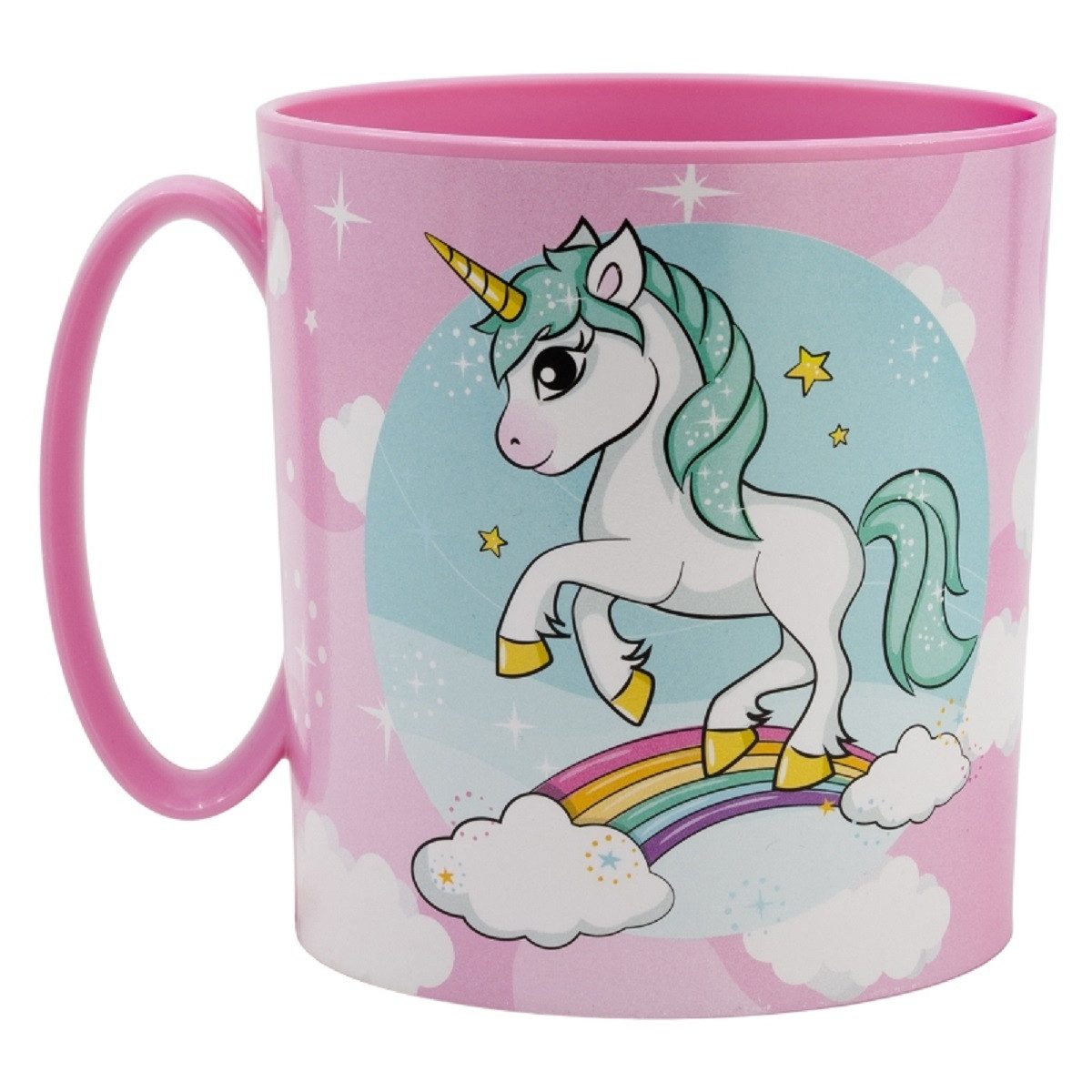 COFI 1453 Becher - Mikrowellengeeigneter Kunststoffbecher 390 ml – für Kinder, 1-tlg., ideal für Kinderhände, perfekt für unterwegs