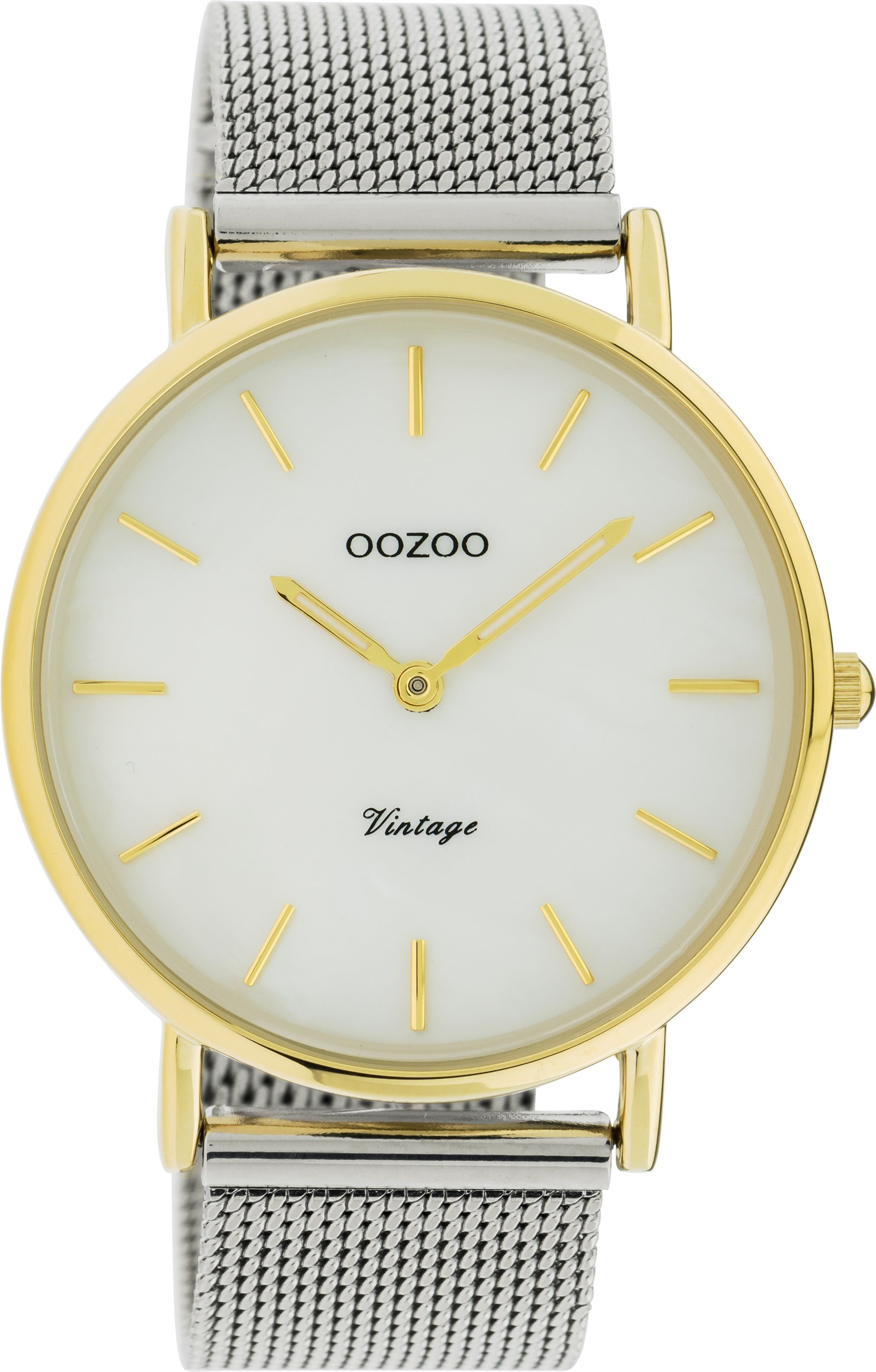 OOZOO Quarzuhr C20119, Armbanduhr, Damenuhr, Edelstahlarmband günstig online kaufen