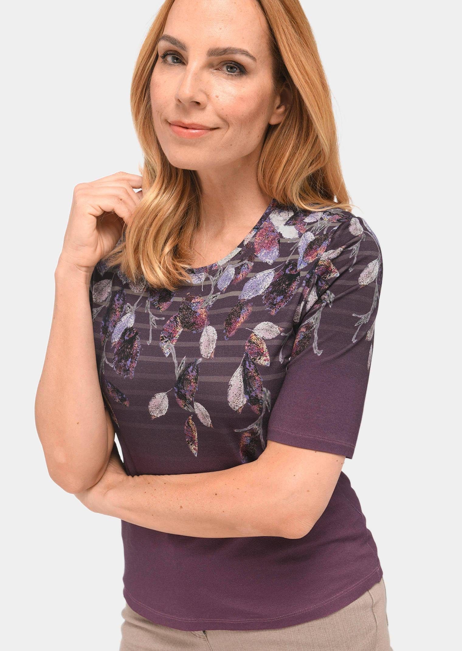 GOLDNER Print-Shirt Druckshirt in kraftvollen Farben