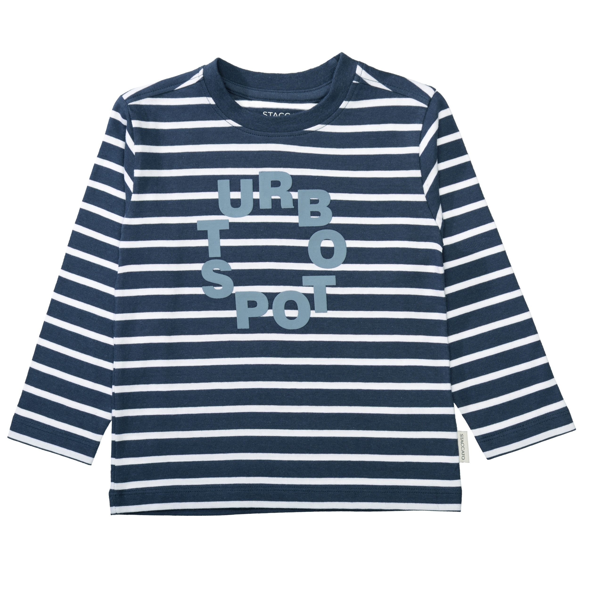 STACCATO Langarmshirt (2-tlg) 2er Pack, geringelt und mit Frontprint, für Boys