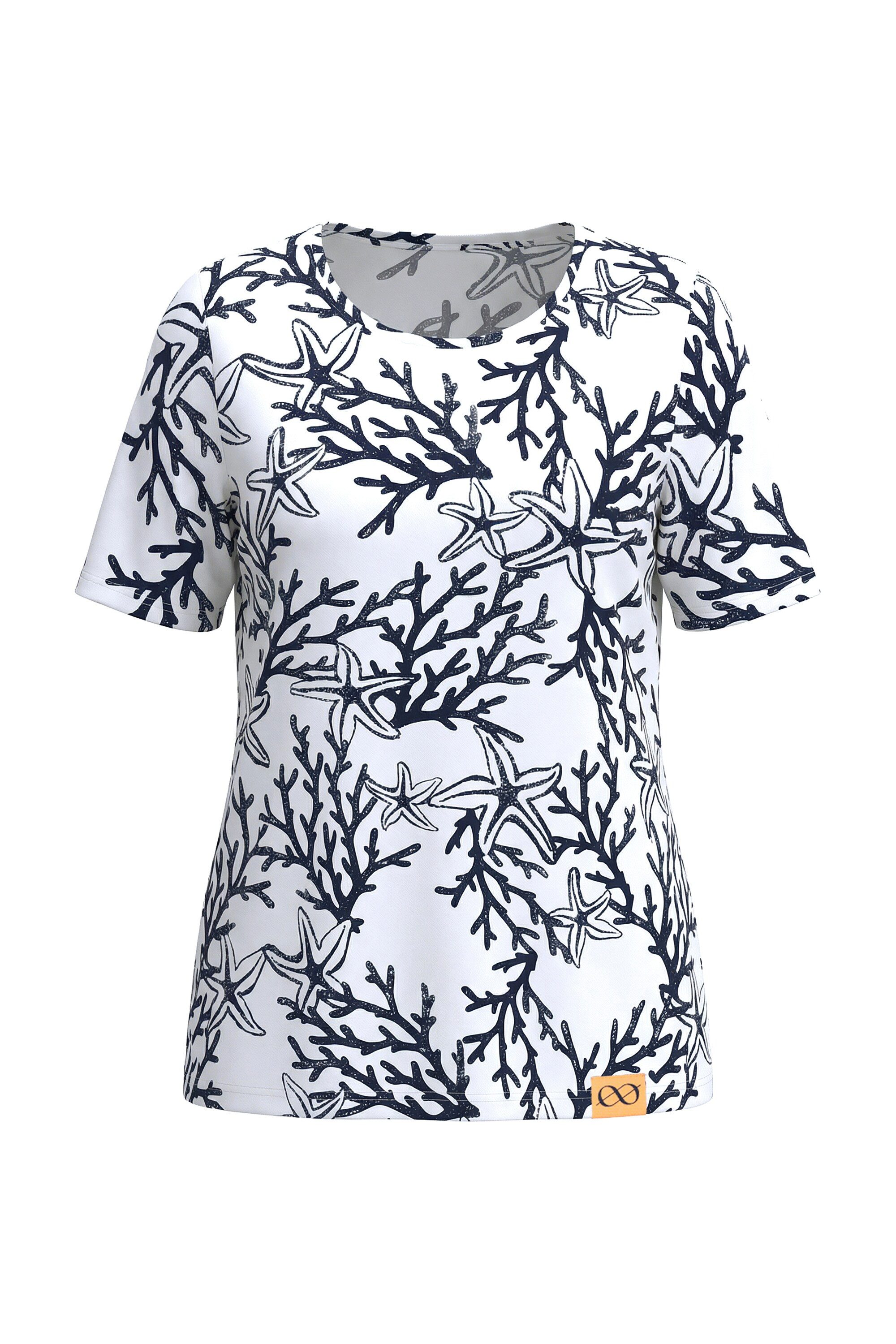 Laurasøn T-Shirt T-shirt 1/2 Arm Alloverprint OEKO-TEX günstig online kaufen