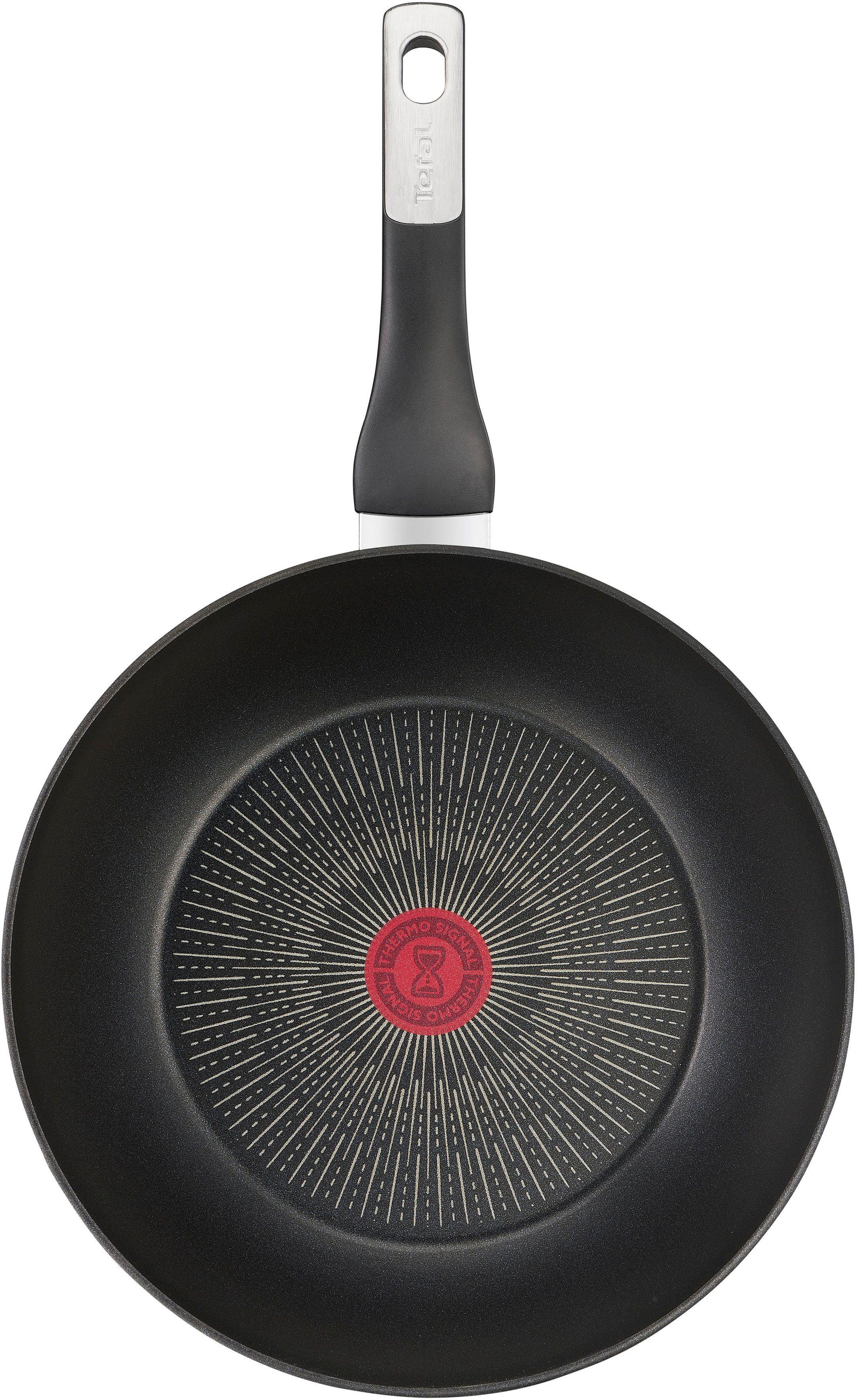 Tefal Wok Unlimited, Aluminium, kratzfest, Induktion, Temperaturanzeiger, Made In France, Ø 28 cm