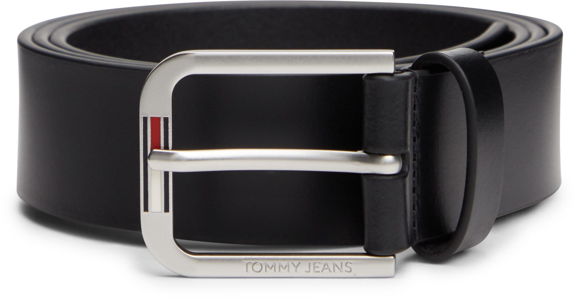 Tommy Jeans Ledergürtel TJM AUSTIN 3,5 cm, glattes Finish, quadratische Sch günstig online kaufen