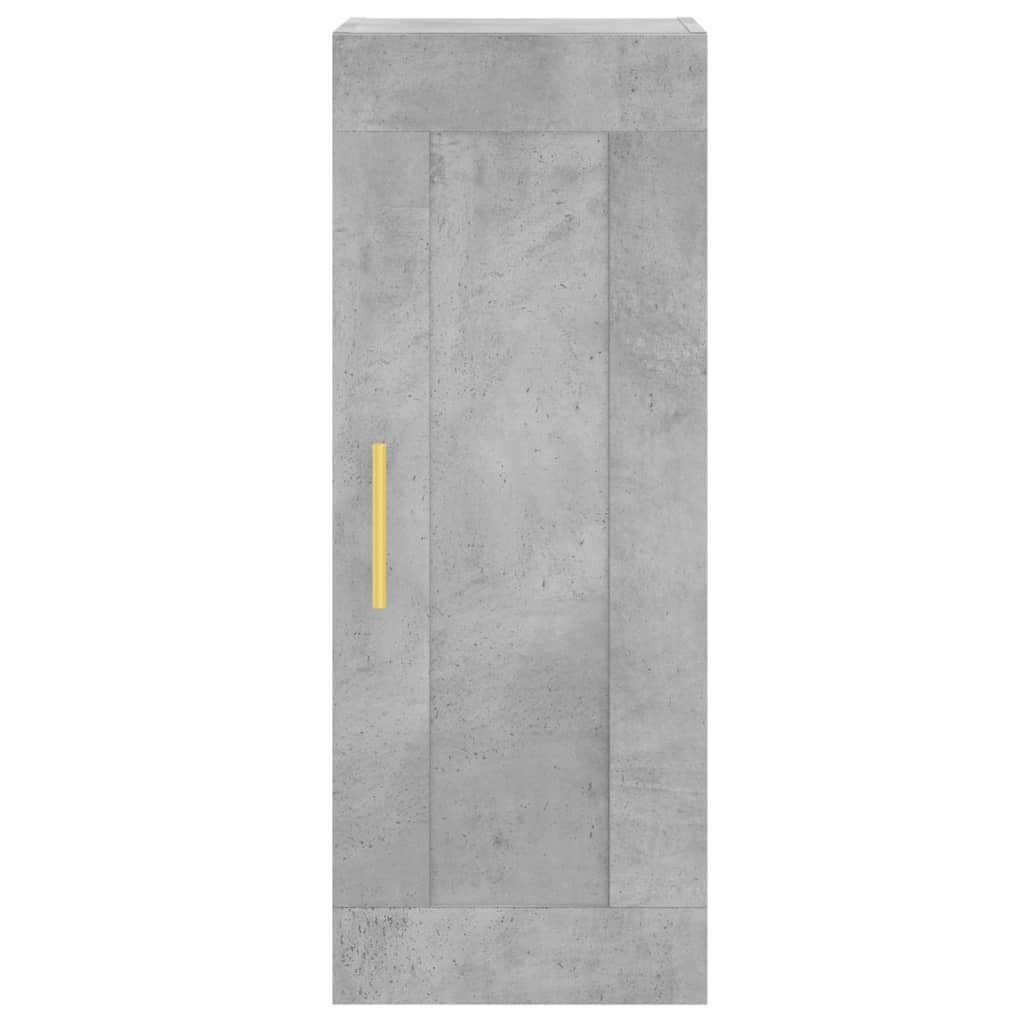 Sideboard 34,5x34x90 Wandschrank Betongrau vidaXL Holzwerkstoff St) (1 cm