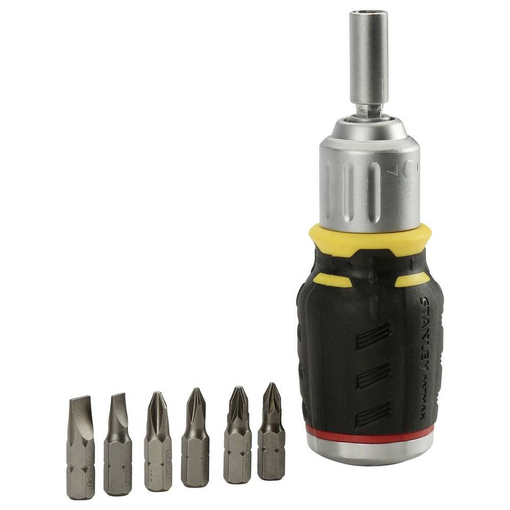 STANLEY Bit-Schraubendreher FM STUBBY RATCHET MULTIBIT - 6 BITS FMHT0-62688