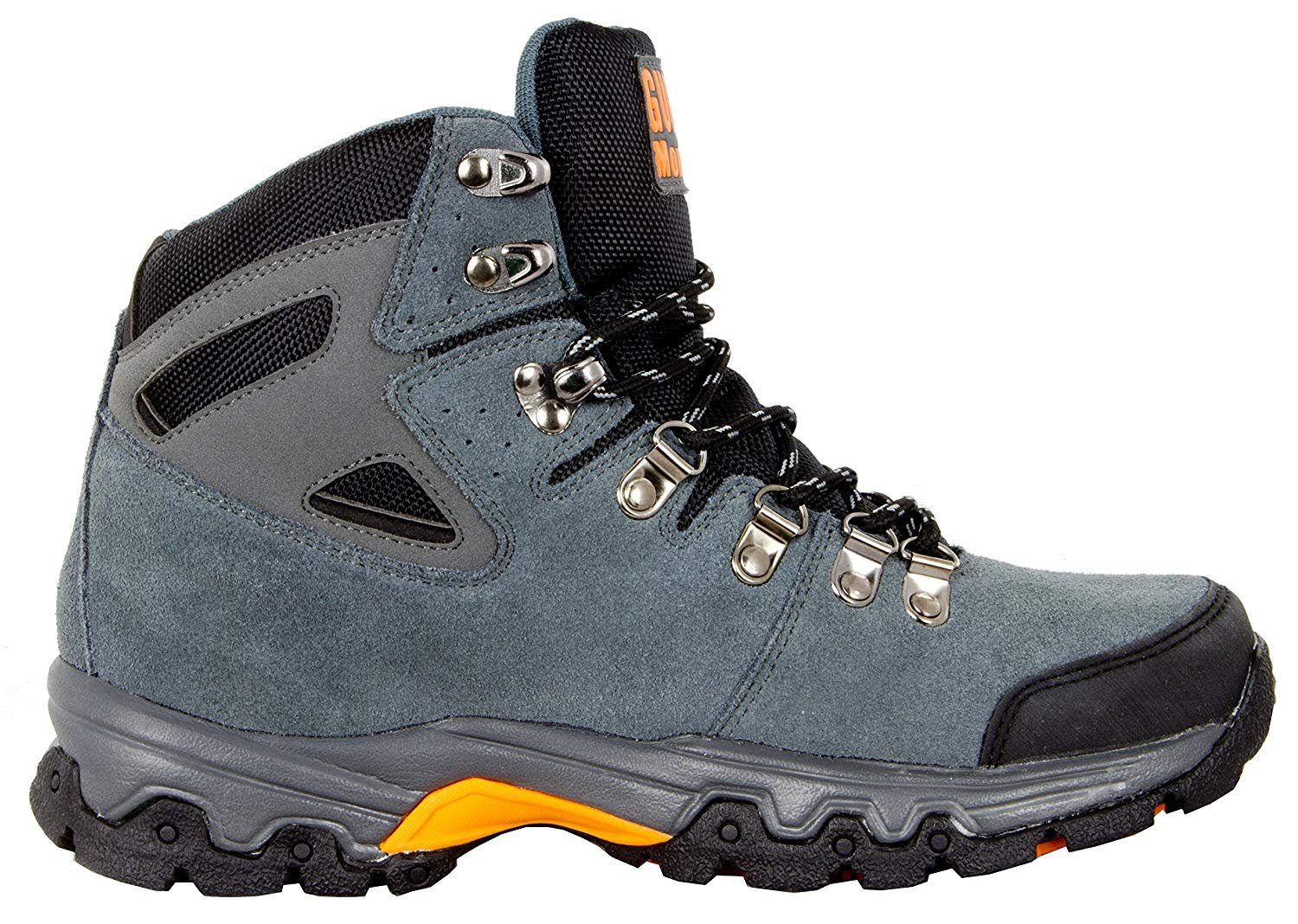 GUGGEN Mountain Herren Wanderschuh M008 Herrenwanderschuh Wanderstiefel Wanderschuh Wasserabweisend; Verstärkte Schuhspitze; Leder
