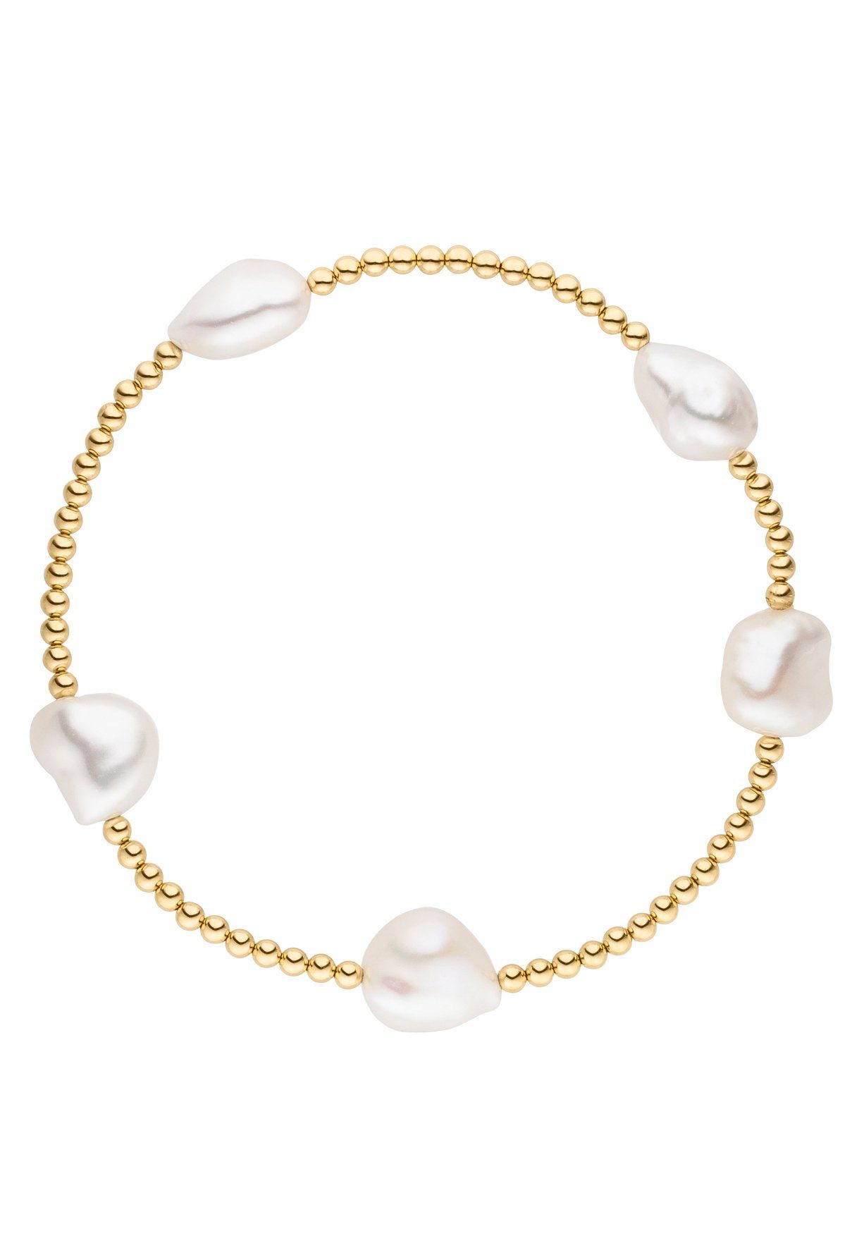 Firetti Armband Schmuck Geschenk Armschmuck Armkette Perlenarmband, Made in Germany - mit Süßwasserzuchtperle