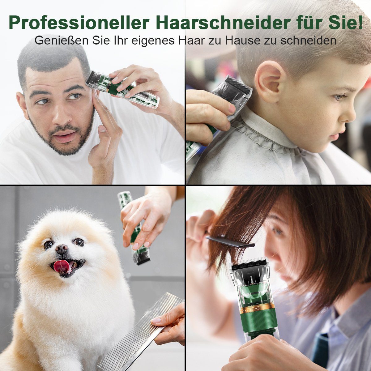 Herrn, IP55 Haarschneidemaschine, für Bartschneider Profi 7Magic wasserdicht