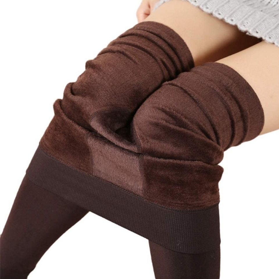 Jormftte Thermoleggings Leggings dicker Winter warmes, Weiche Textur mit  hoher Elastizität für bequemes Touch