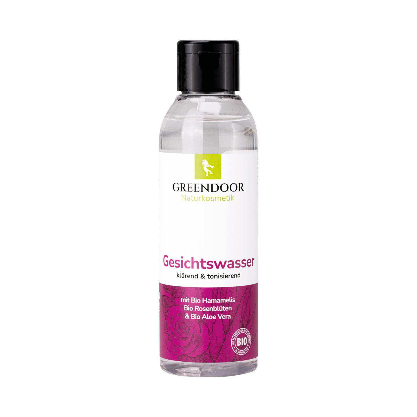 GREENDOOR Gesichtswasser Gesichtswasser Bio Rosenblüten-Hydrolat