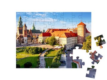 puzzleYOU Puzzle Schloss Wawel bei Tag, Krakau, 48 Puzzleteile, puzzleYOU-Kollektionen Polen, Krakau