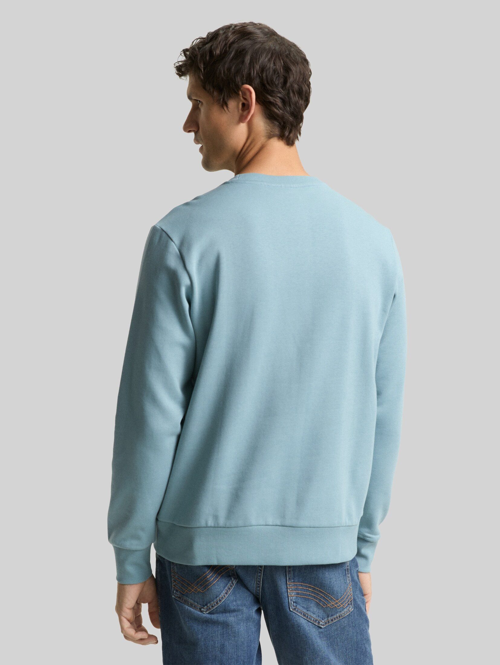 TOM TAILOR Sweatshirt Strick & Sweatshirts Sweatshirt mit Logo-Print – Bild 3 von 5