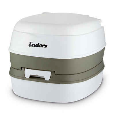 Enders® Campingtoilette Comfort, Kolbenpumpe, geringes Gewicht, glatte und hygienische Oberfläche
