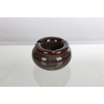 BURI Mülleimer 24x Aschenbecher aus Keramik, D=11cm Sturm Terrasse Outdoor
