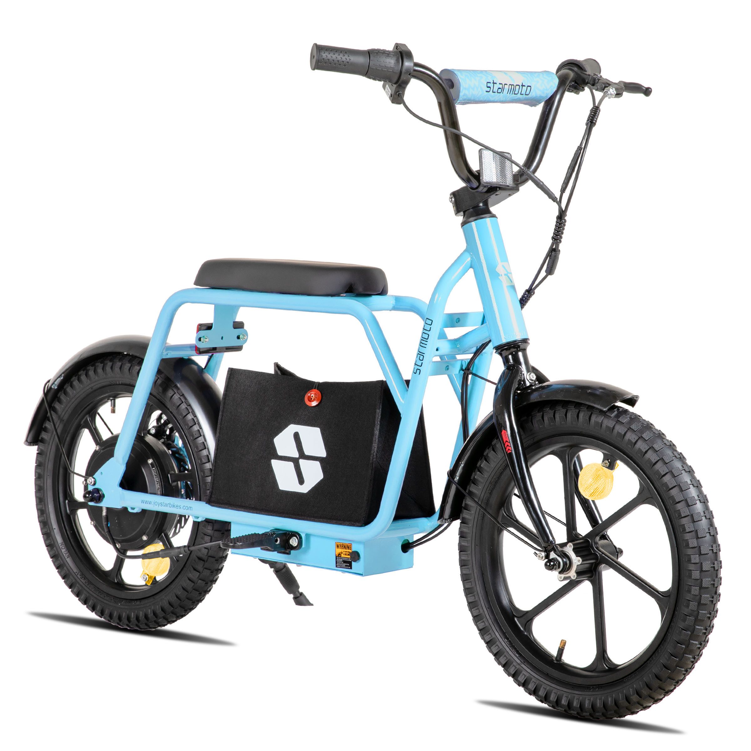 HILAND E-Bike Kinder-Elektromotorrad 16Zoll 250W E-Kinderroller 6–10Jahre 6 Farben