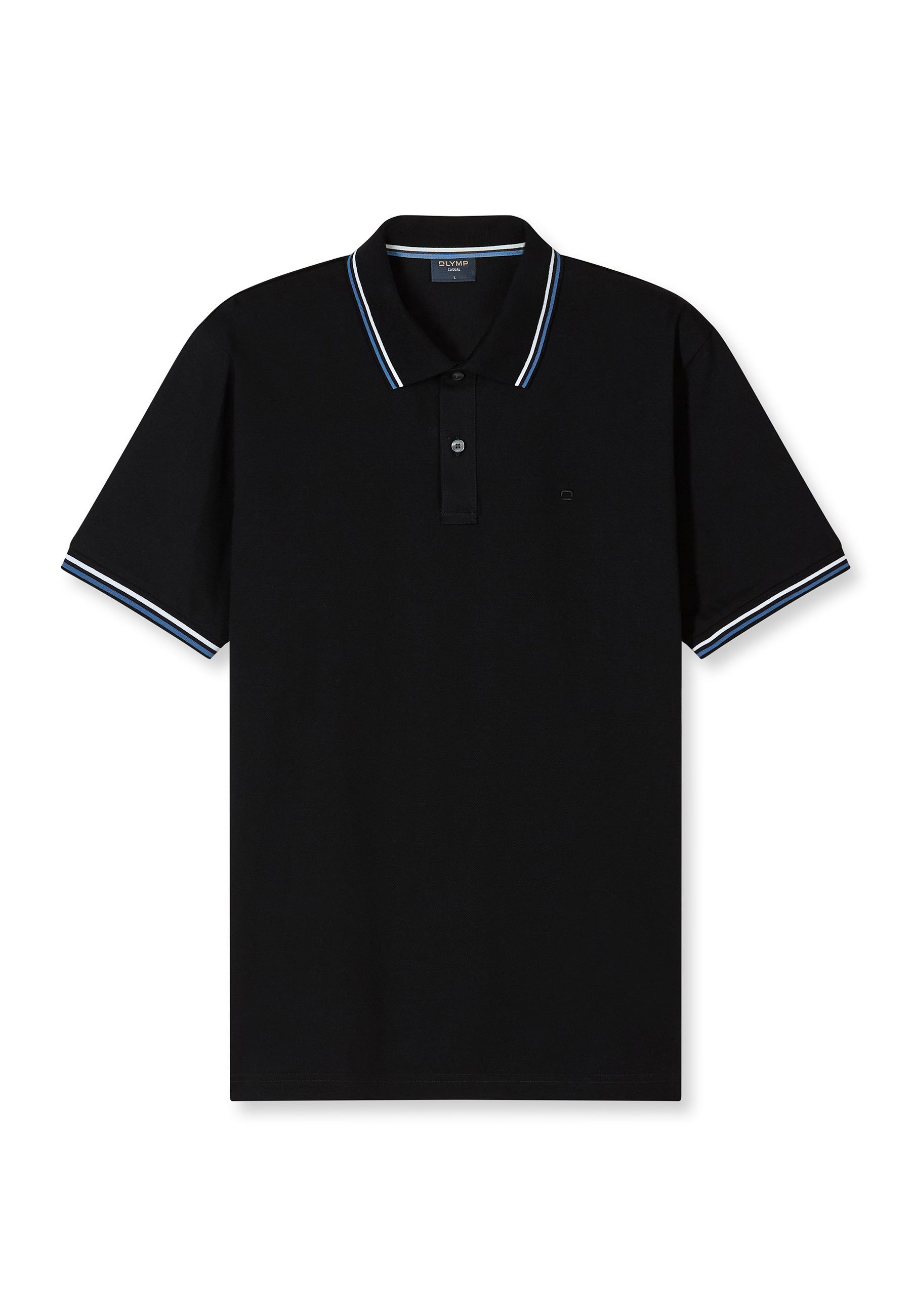 OLYMP Poloshirt OLYMP Casual Wirk, Regular Fit