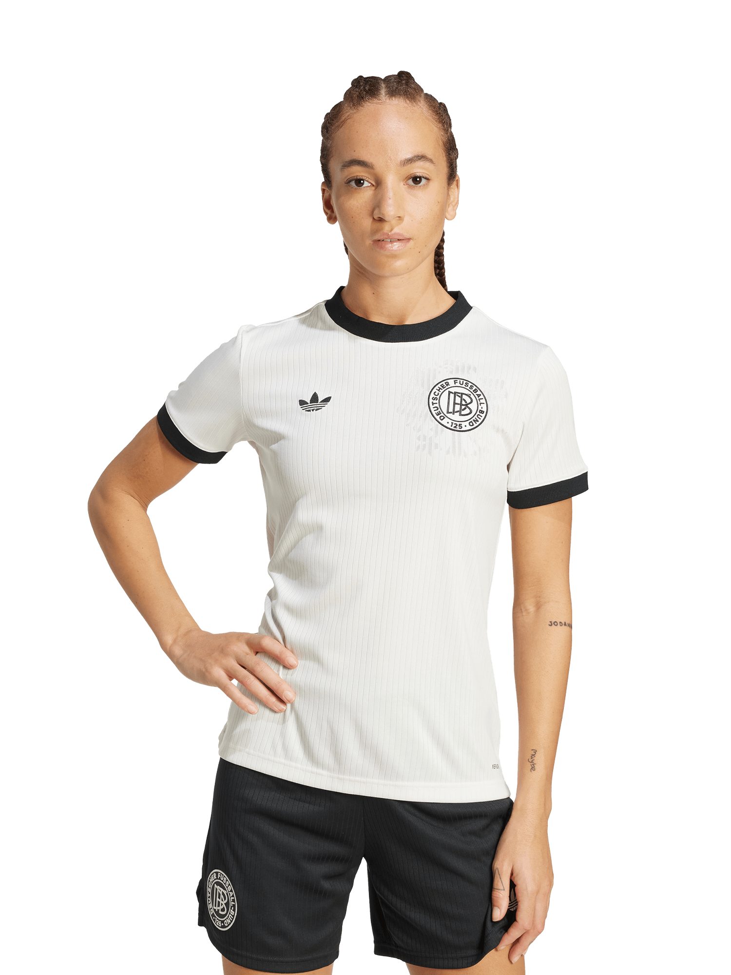adidas Performance Fußballtrikot FC Bayern München, Trikot DFB Home 125 Jahre, Damen, Weiß