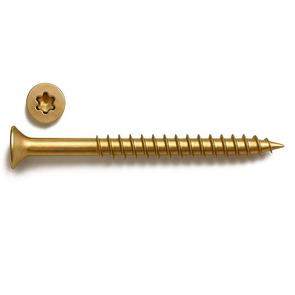 ARLI Spanplattenschraube 100x Spanplattenschraube 5 x 50 mm Torx Senkkopf Teilgewinde, (Set, 100 St., Spanplattenschrauben), Universal- oder Mehrzweckschrauben