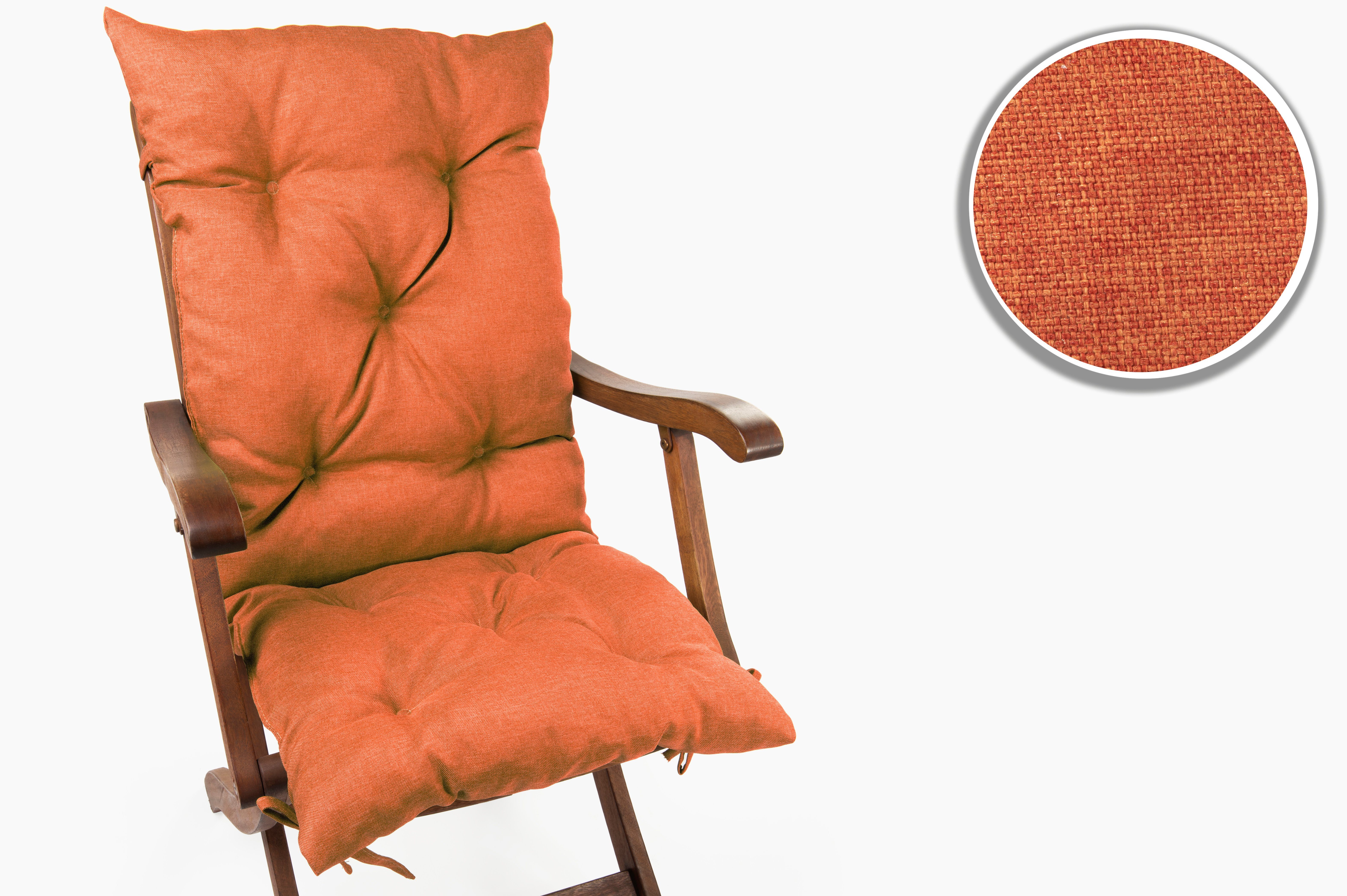 sunnypillow Bankauflage Bankauflage Stuhlkissen viele Farben und Größen zur Auswahl, 40 cm x 40 cm x 40 cm orange