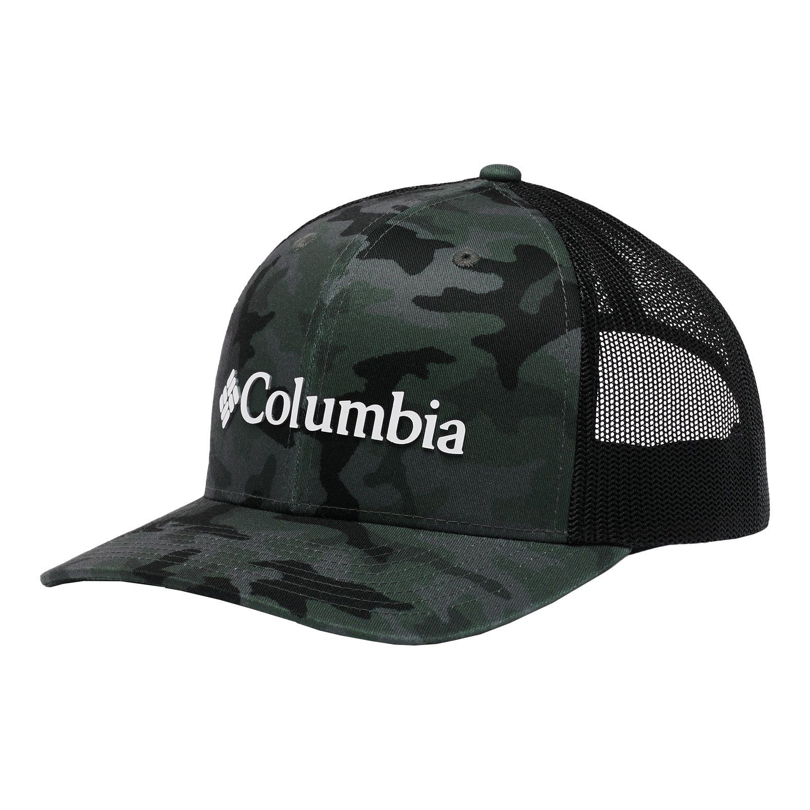 Columbia Snapback Cap Columbia aufgesetztem Mesh Snapback Schwarz Logo mit